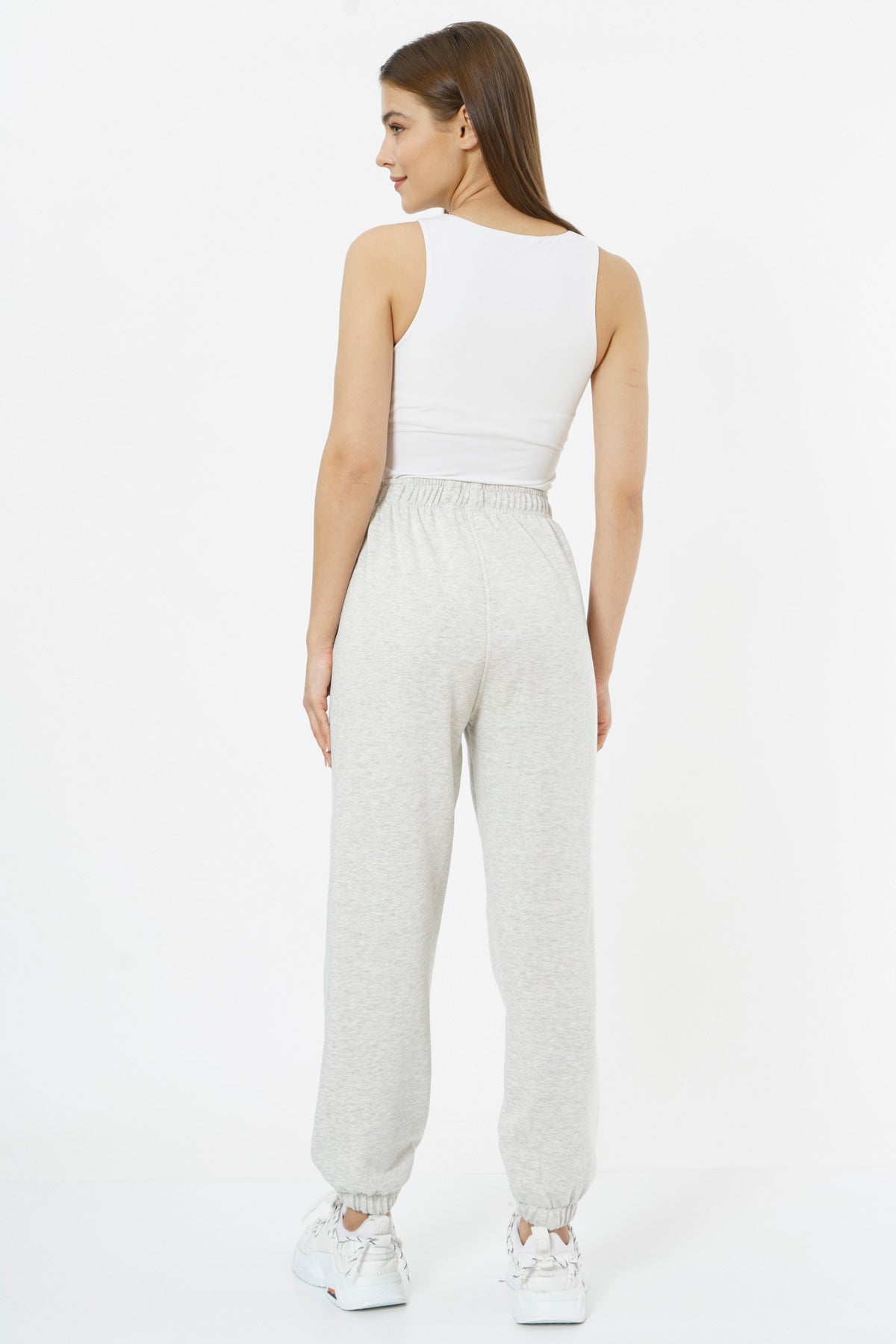 Pantalones de Chándal Oversize para Mujeres / Leche de coco