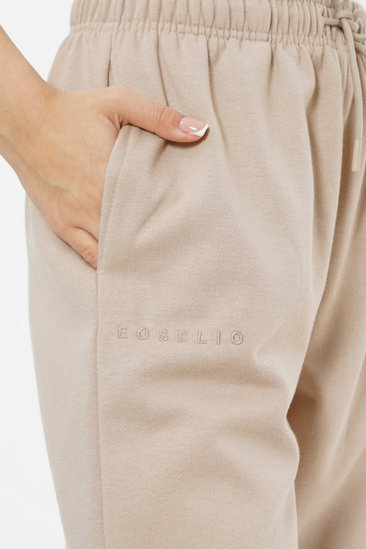 Oversized Sweatpants for Women / Biscotti