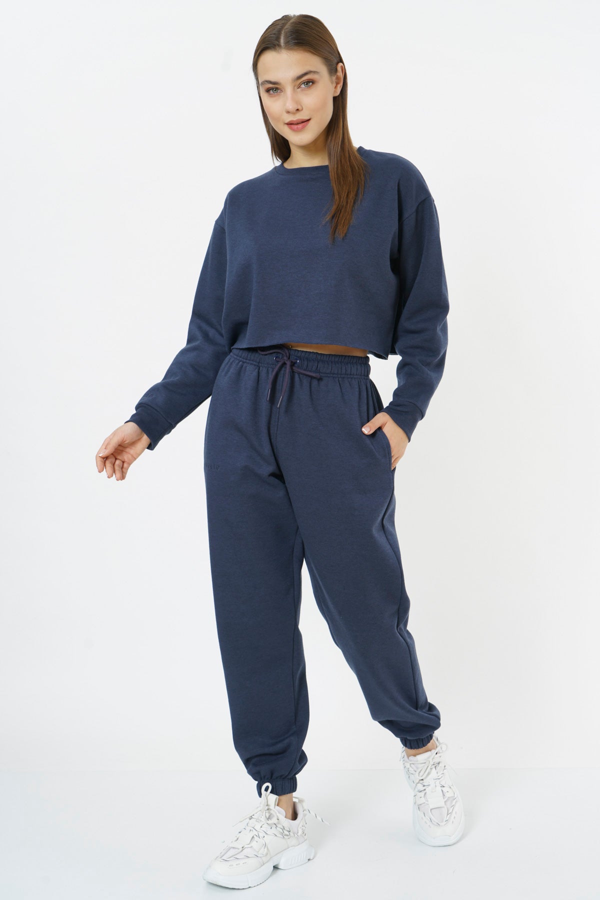 Oversized Sweatpants for Women / Navy
