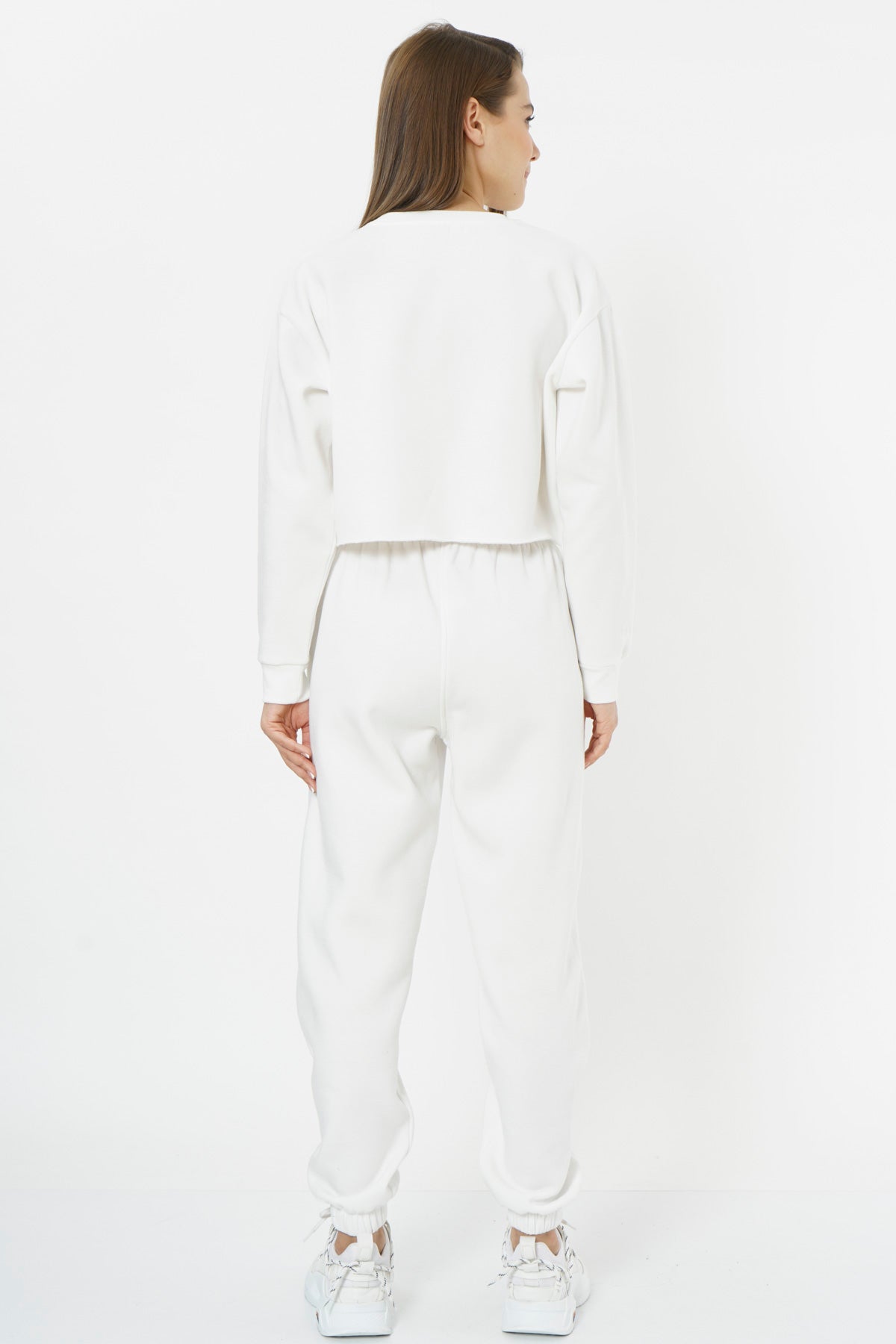 Oversized Sweatpants for Women / White