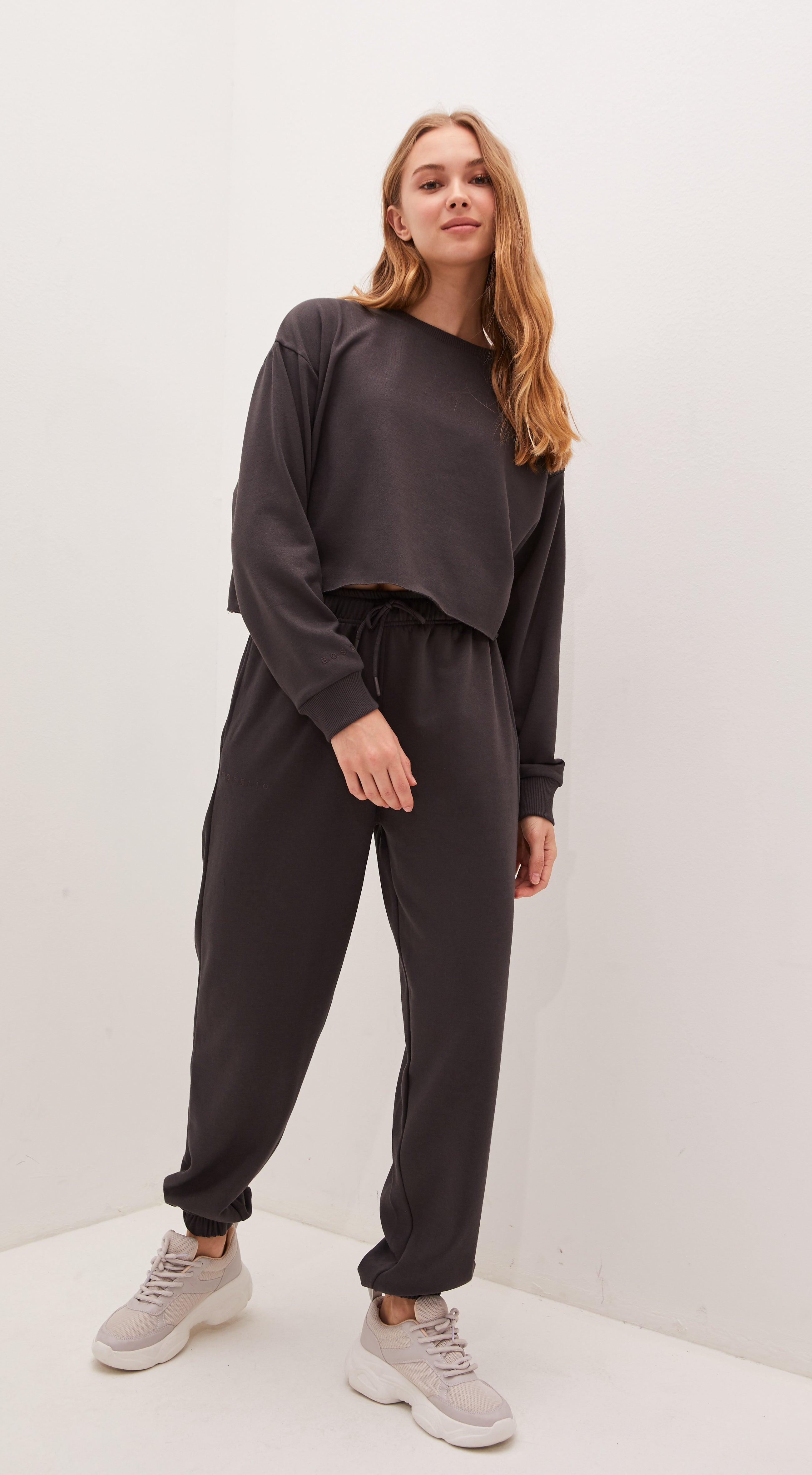 Oversized Sweatpants for Women / Anthracite