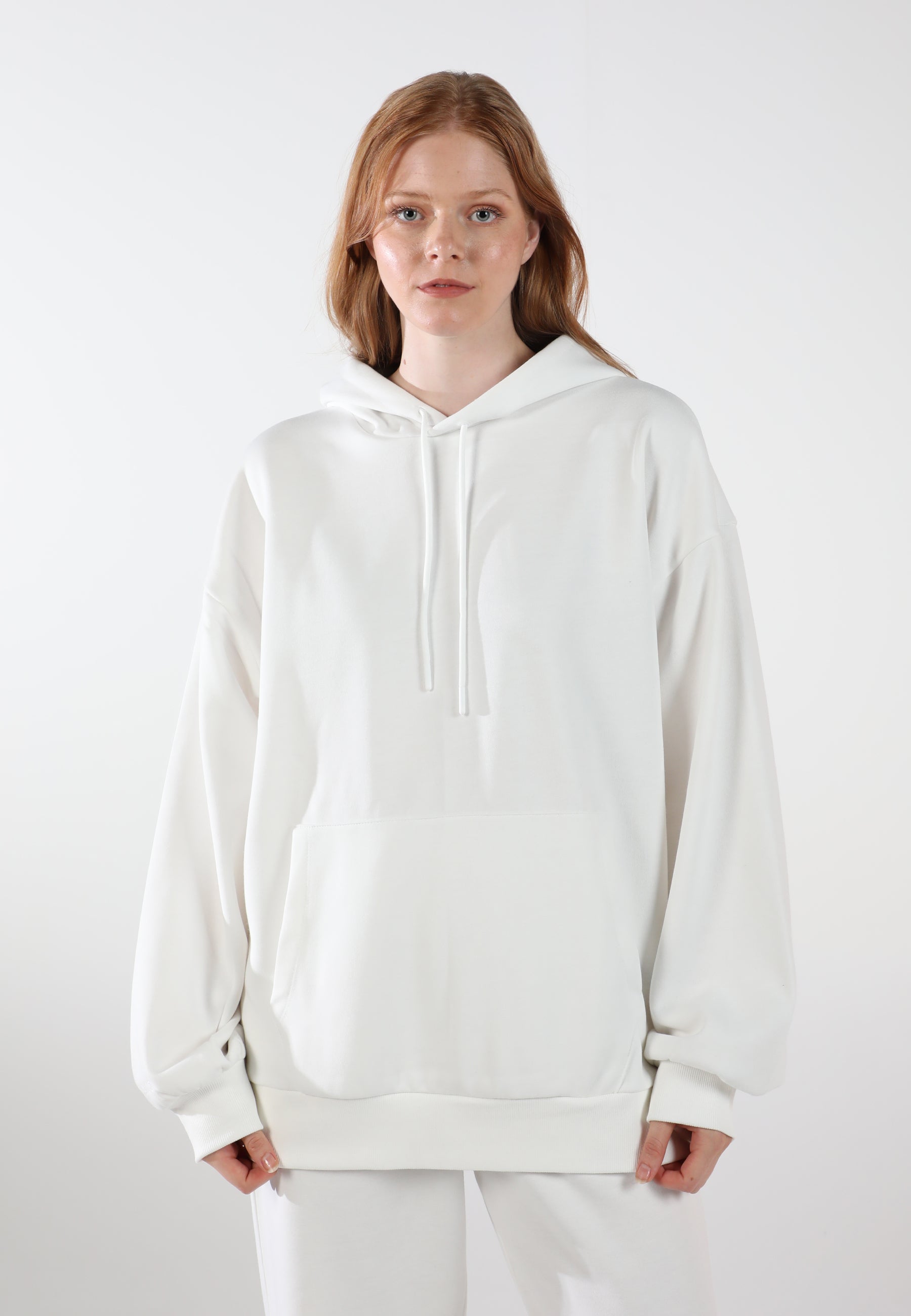 Oversized Hoodie / Cloudy White