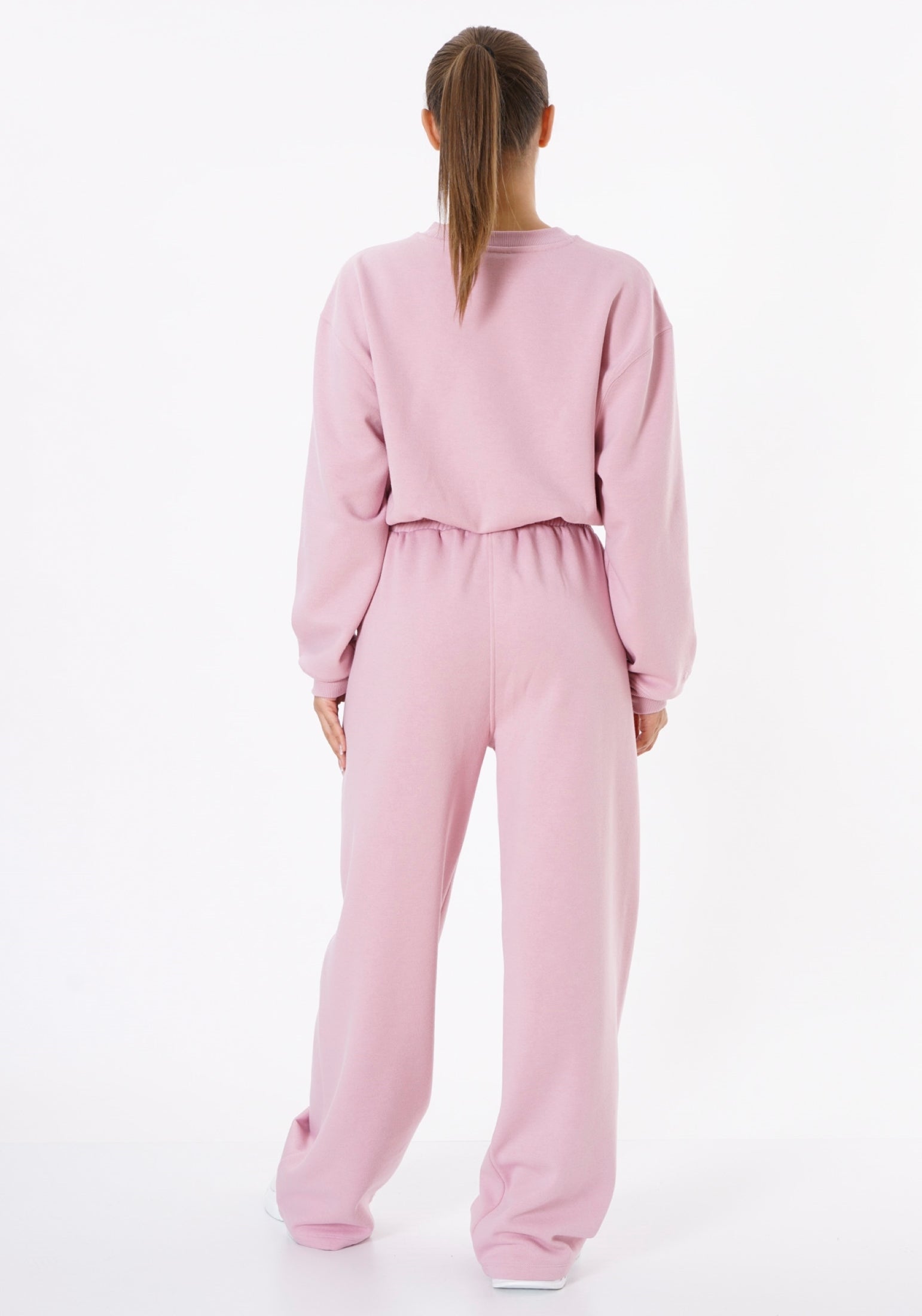 Oversized Wide Leg Palazzo Pants / Candy Pink
