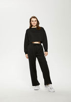 Oversized Wide Leg Palazzo Pants / Black
