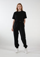 Oversized Sweatpants for Women / Inky Black