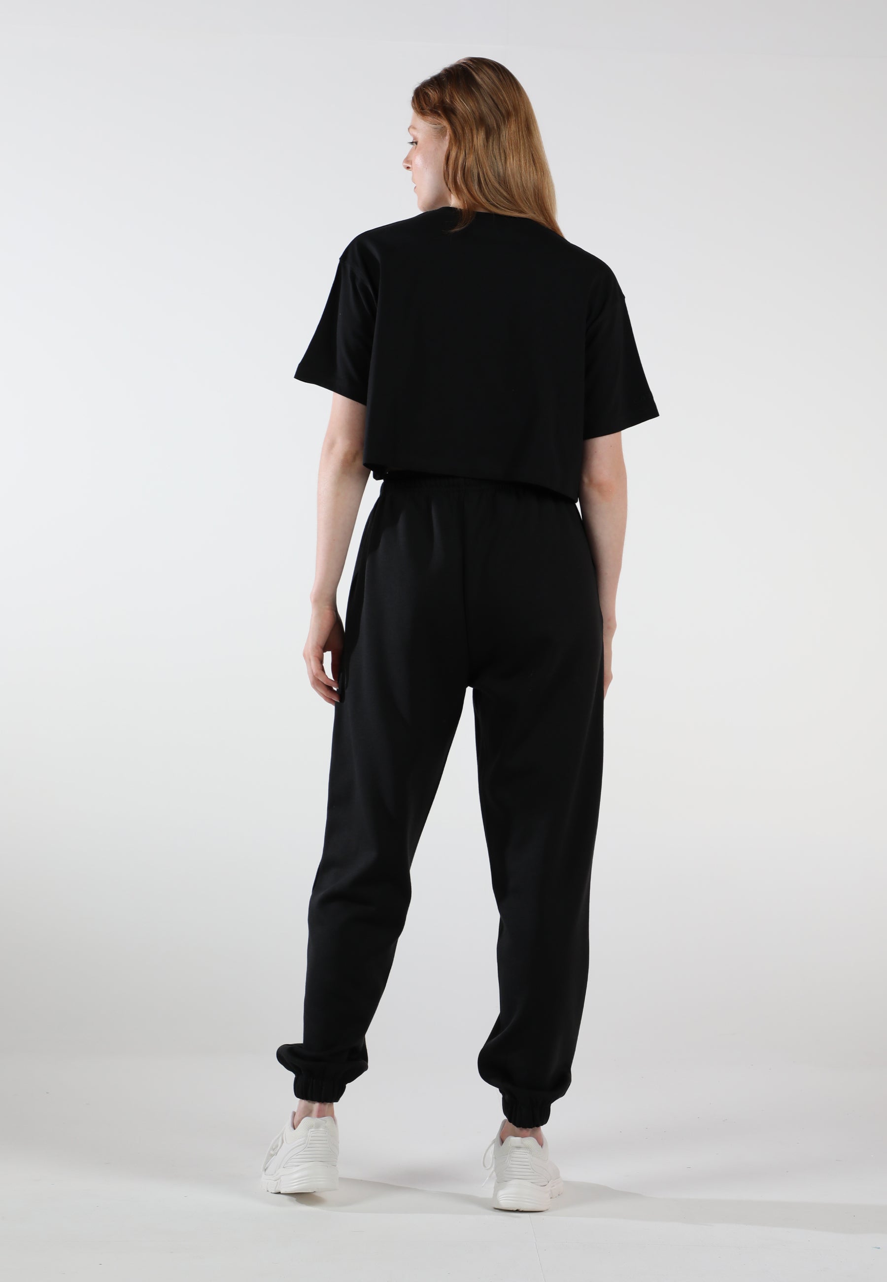 Pantalones de Chándal Oversize para Mujeres / Inky Black
