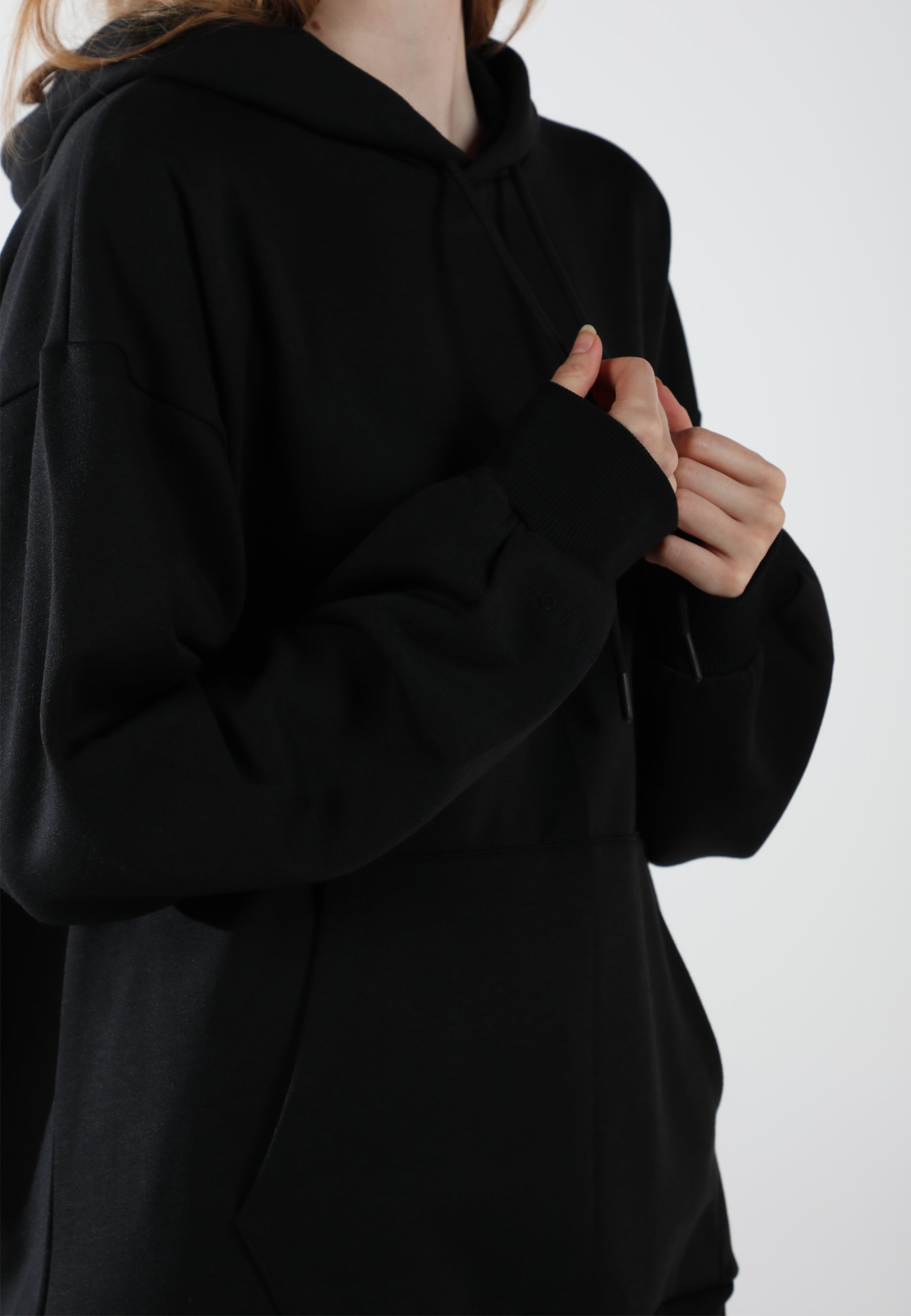Oversized Hoodie / Inky Black