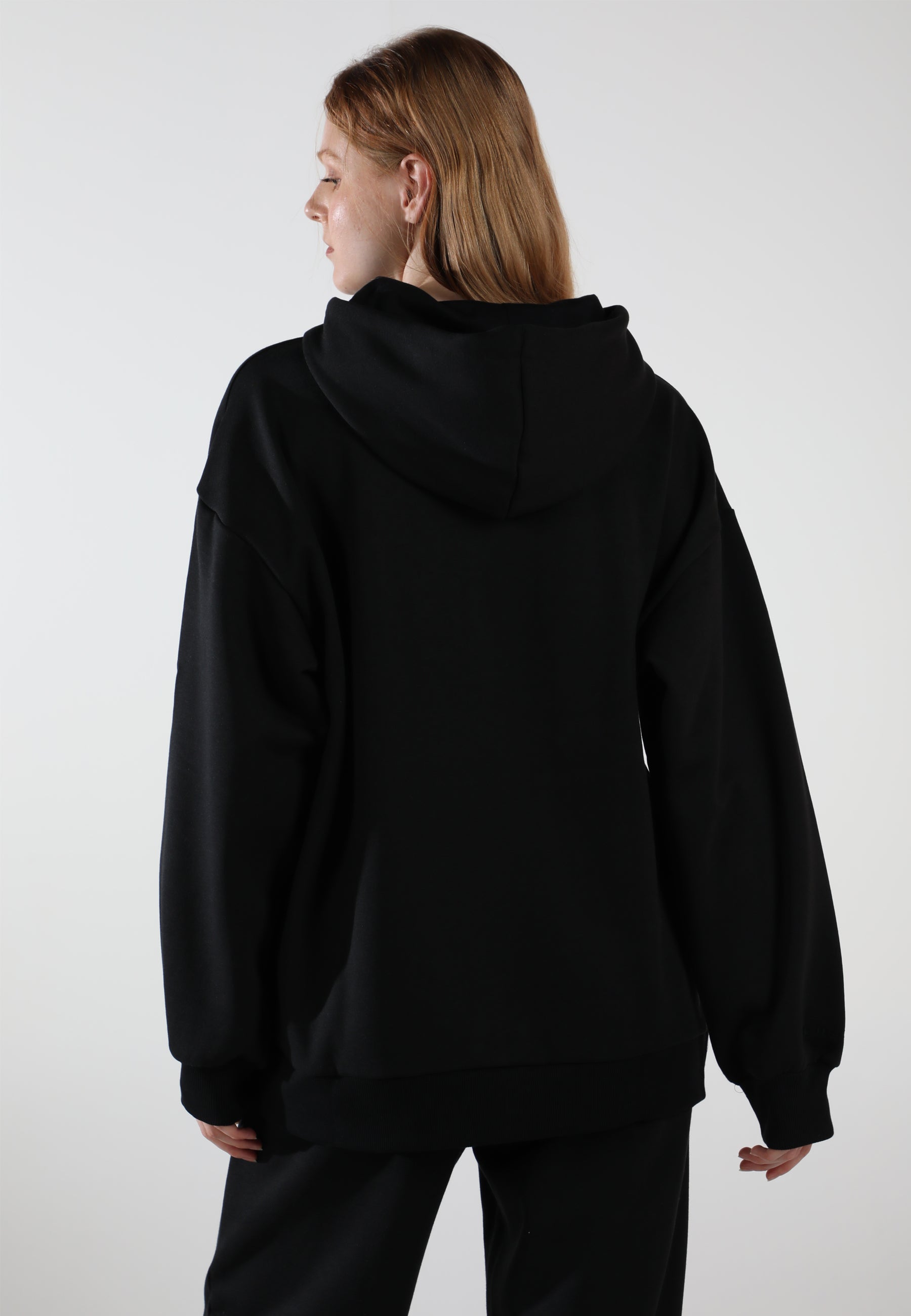 Oversized Hoodie / Inky Black