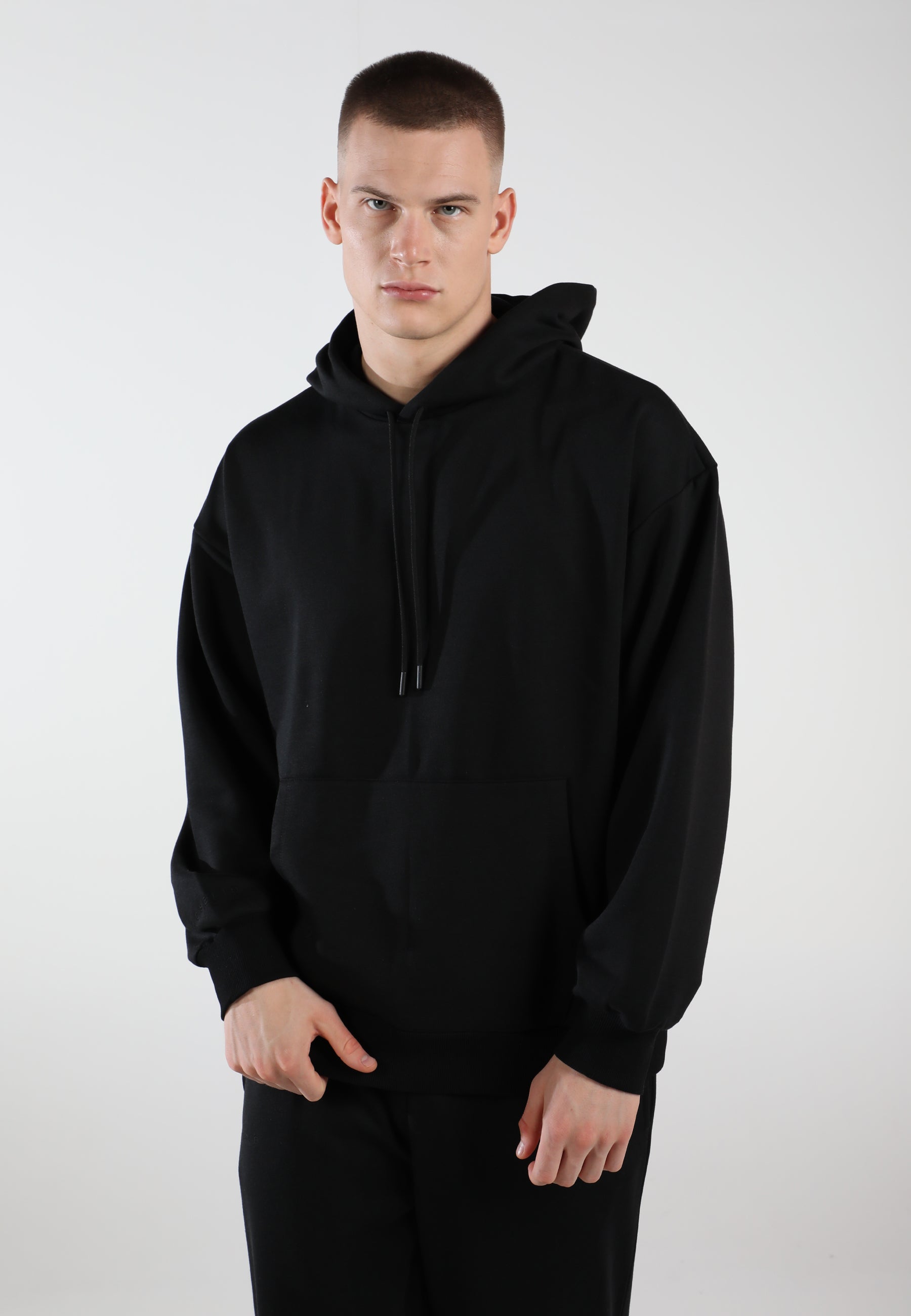 Oversized Hoodie / Inky Black