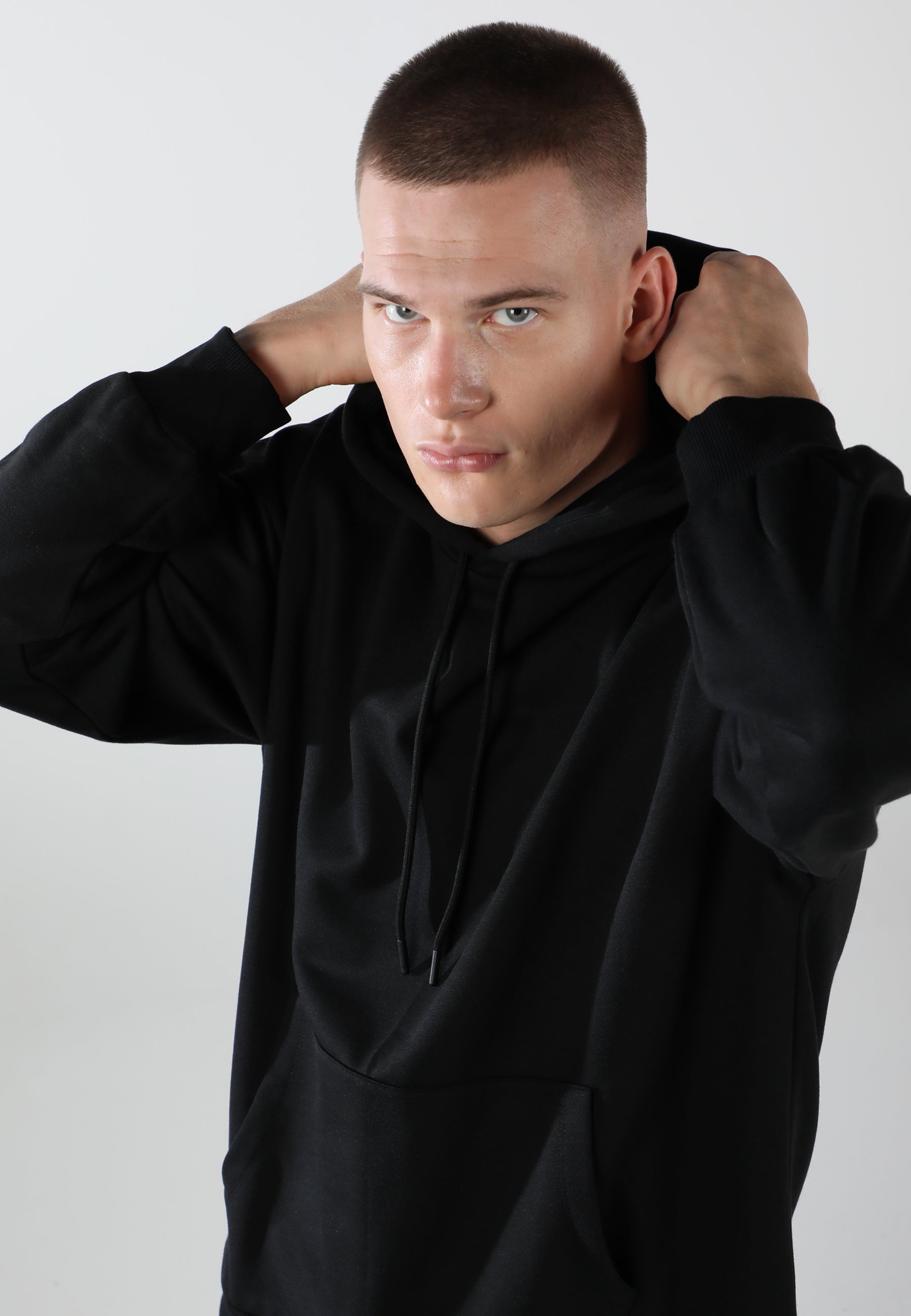 Oversized Hoodie / Inky Black