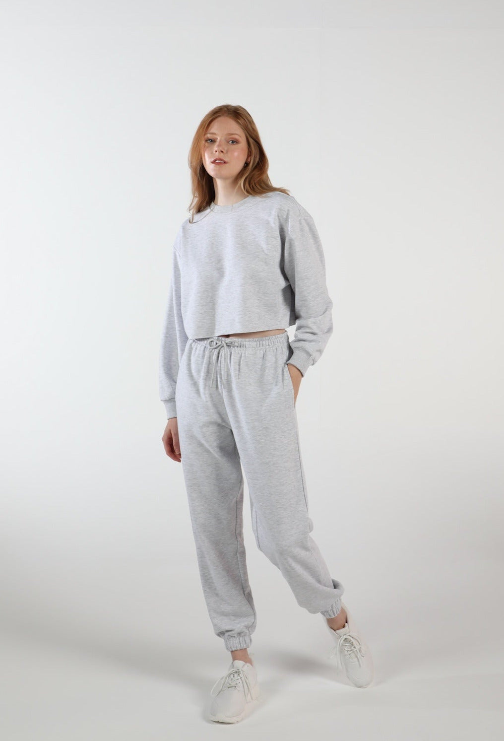 Oversized Sweatpants for Women / Airy Grey