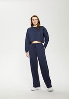 Oversized Wide Leg Palazzo Pants / Navy