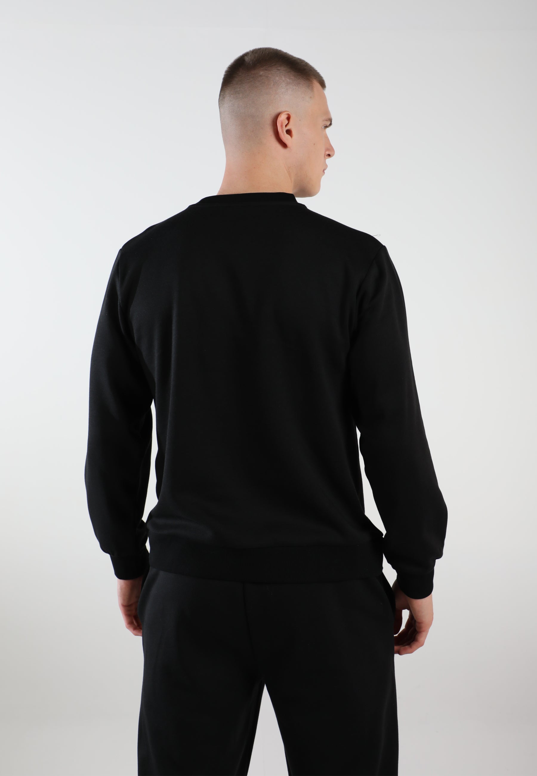 Oversized Crewneck Sweatshirt / Inky Black