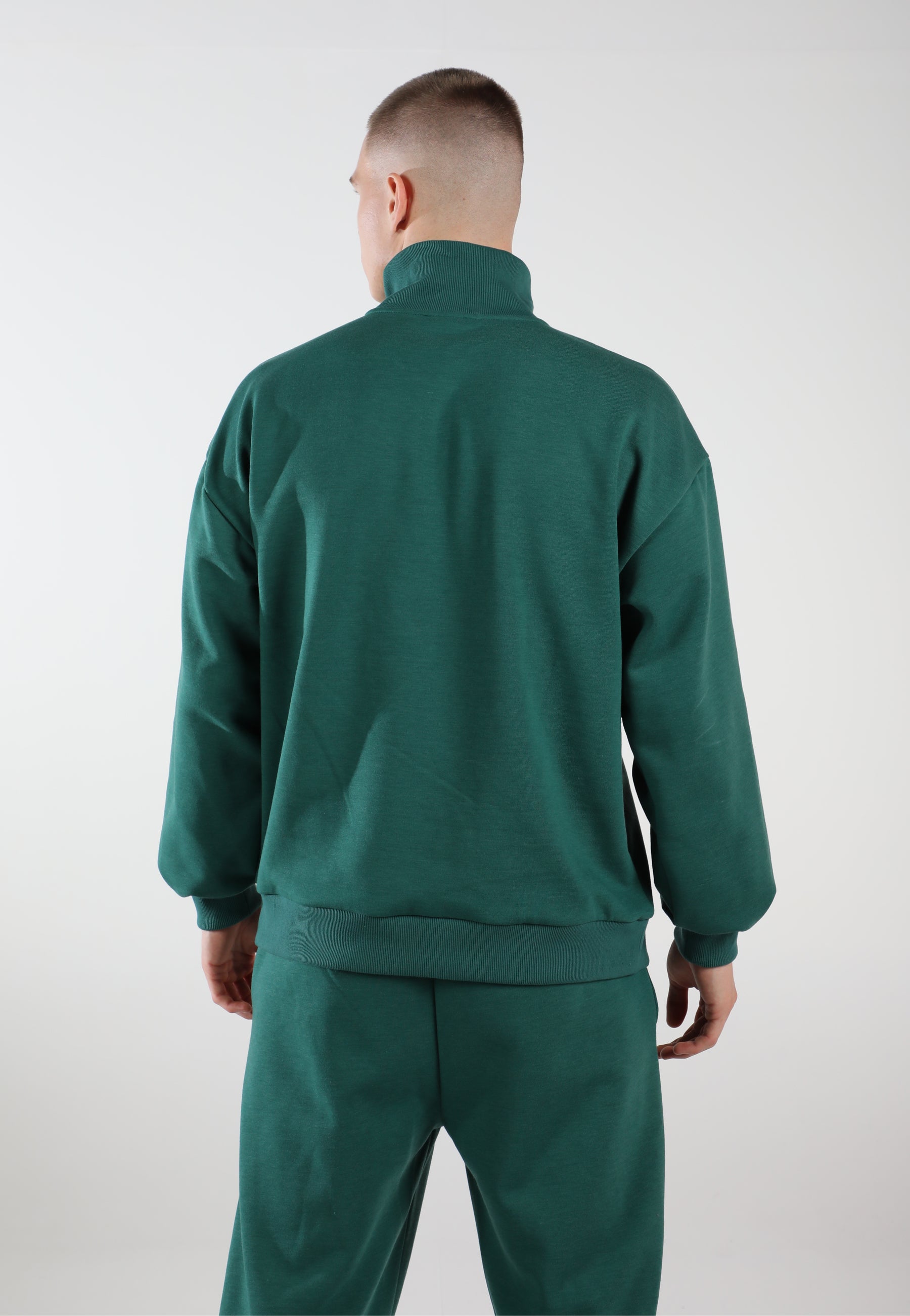 Half-Zip Pullover Sweatshirt / Evergreen