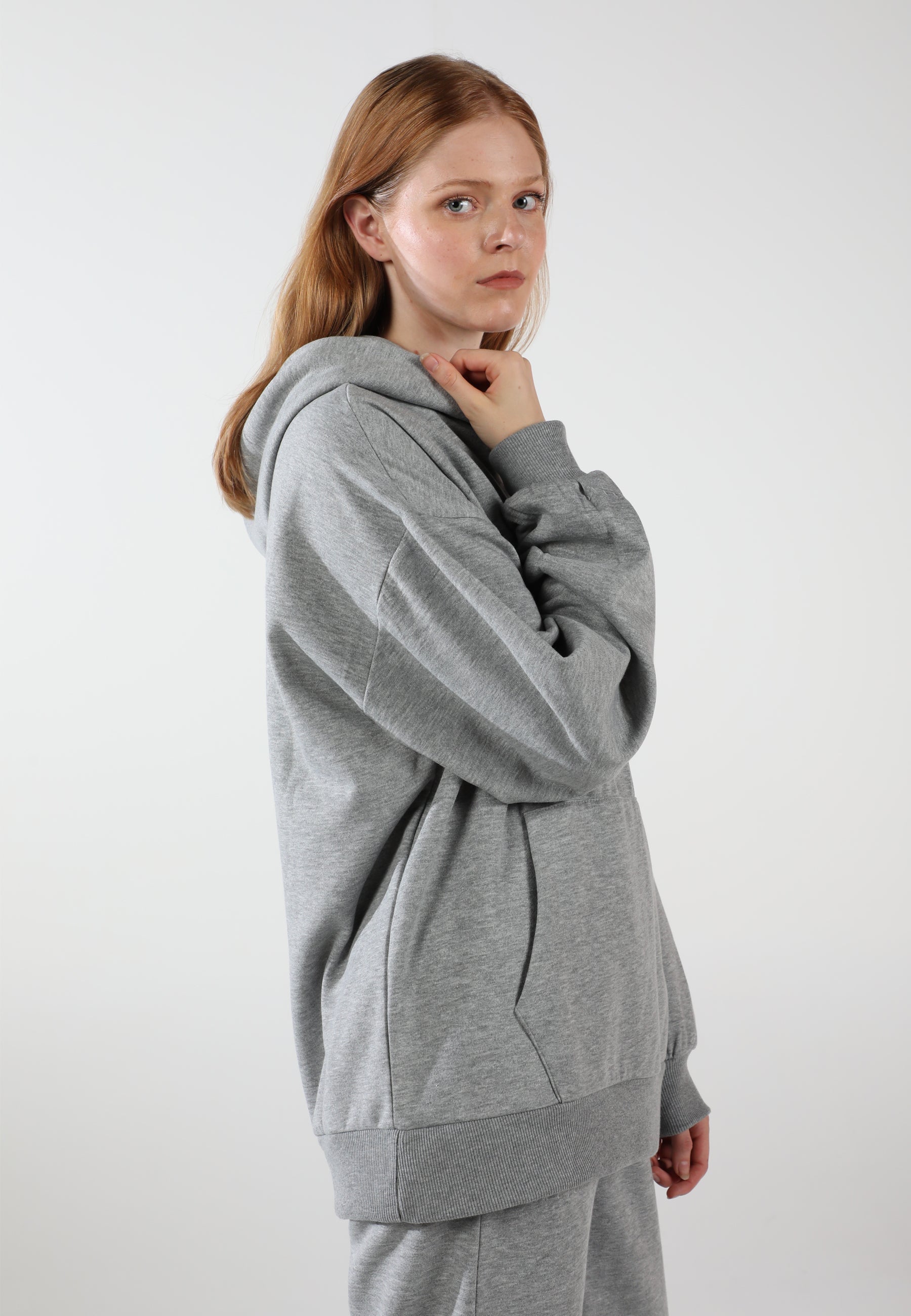 Oversized Hoodie / Moon Grey