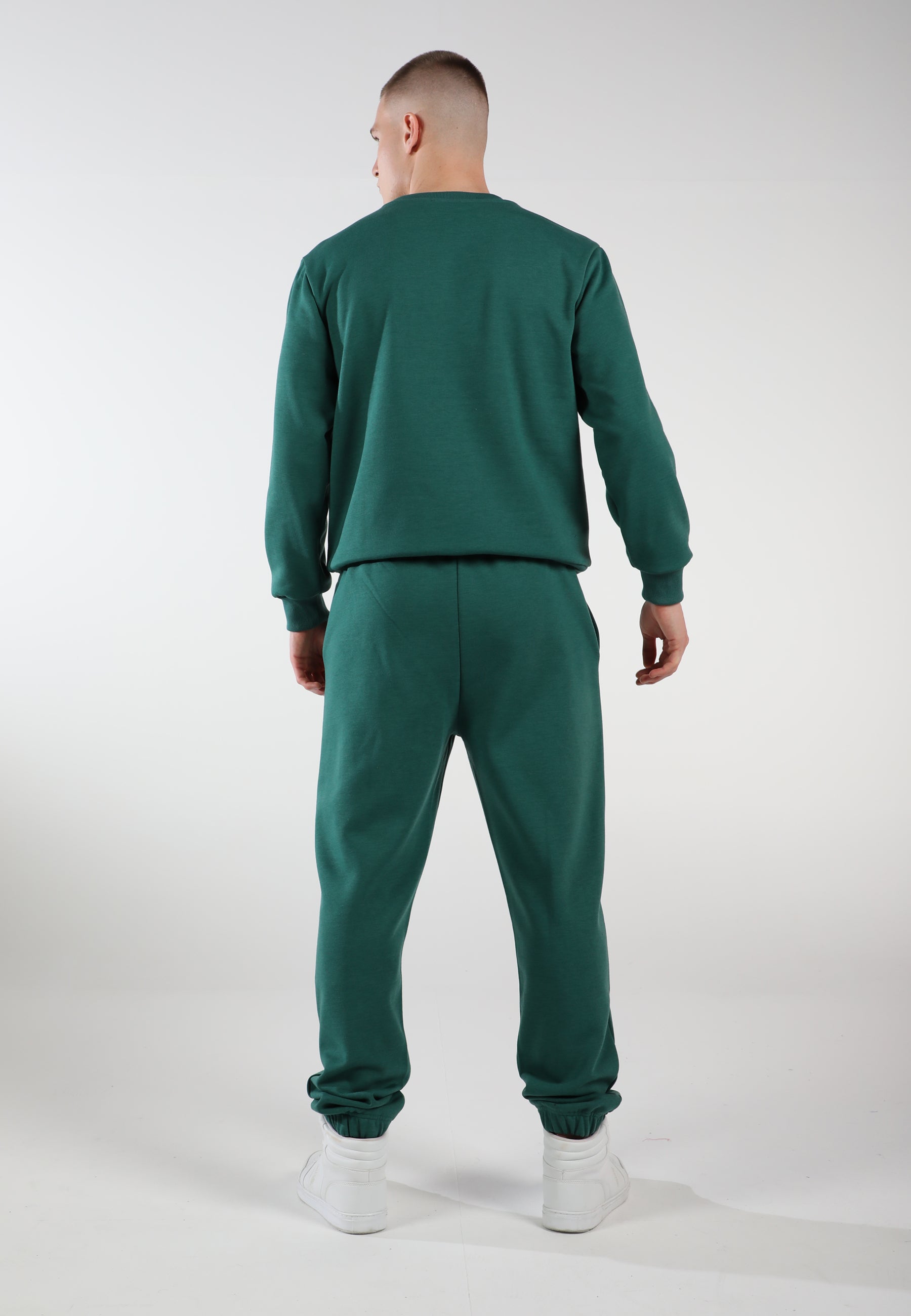 Elevate Oversized-Jogginghose für Herren / Immergrün