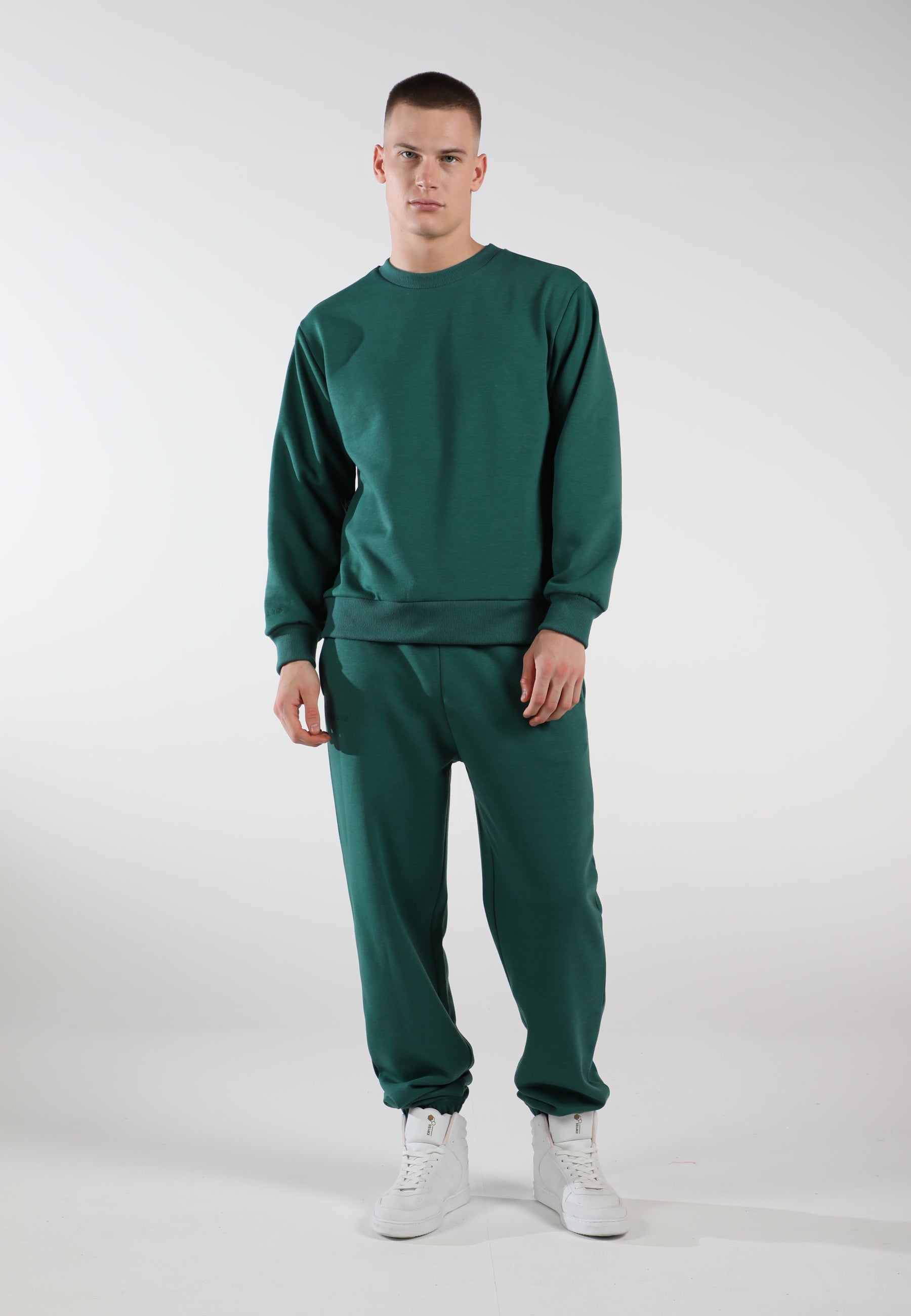Elevate Oversized-Jogginghose für Herren / Immergrün