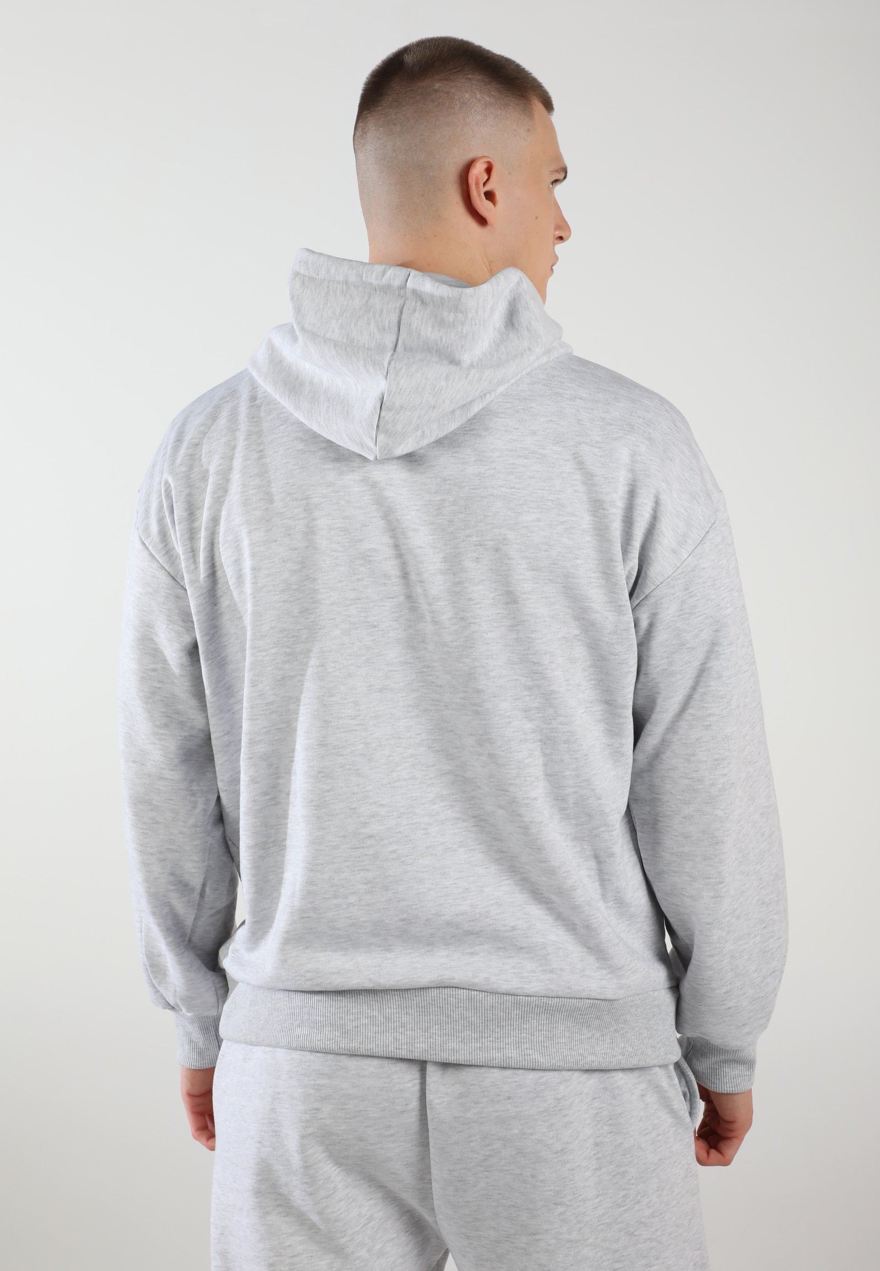Übergroßer Hoodie / Luftiges Grau