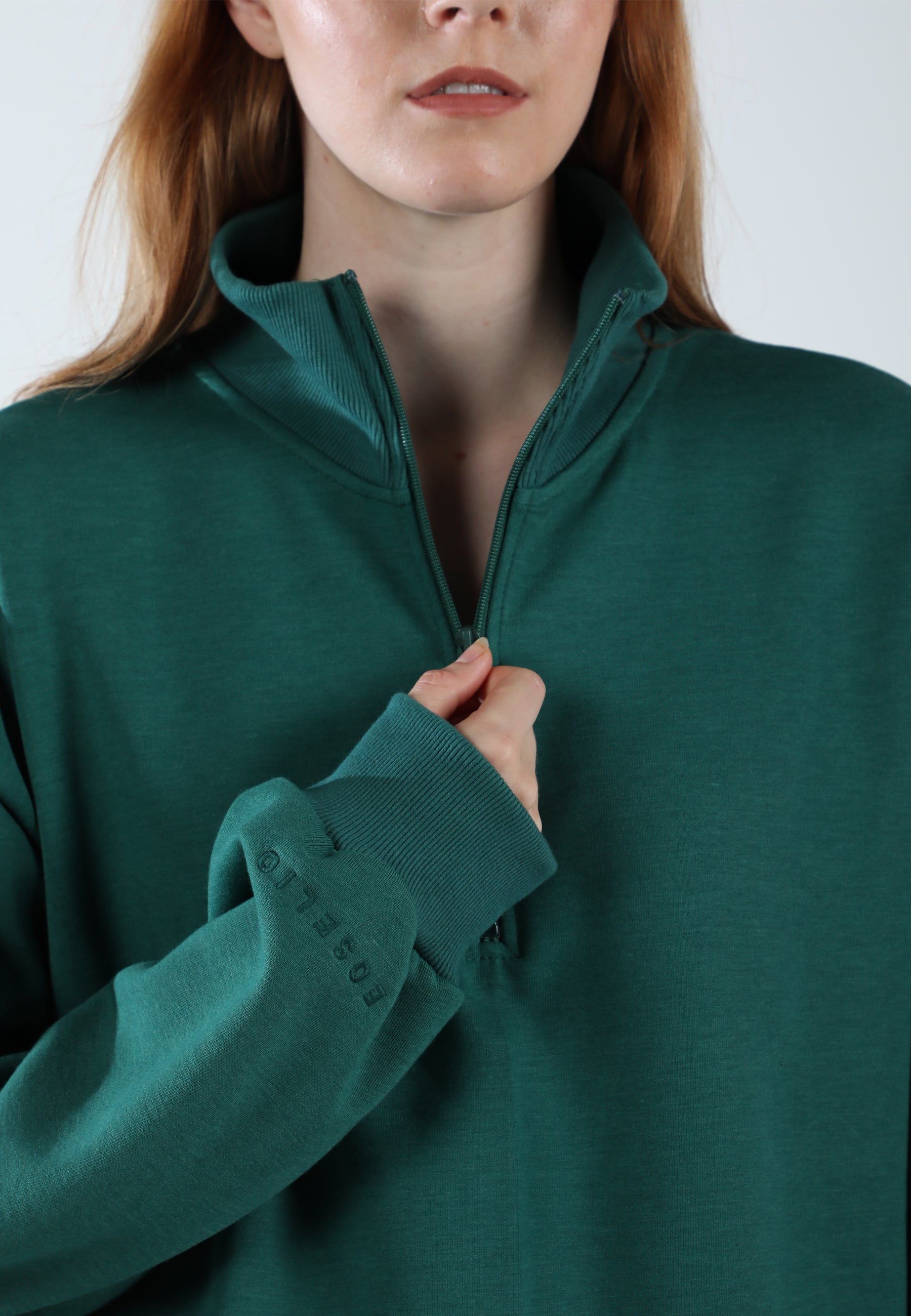 Half-Zip Pullover Sweatshirt / Evergreen