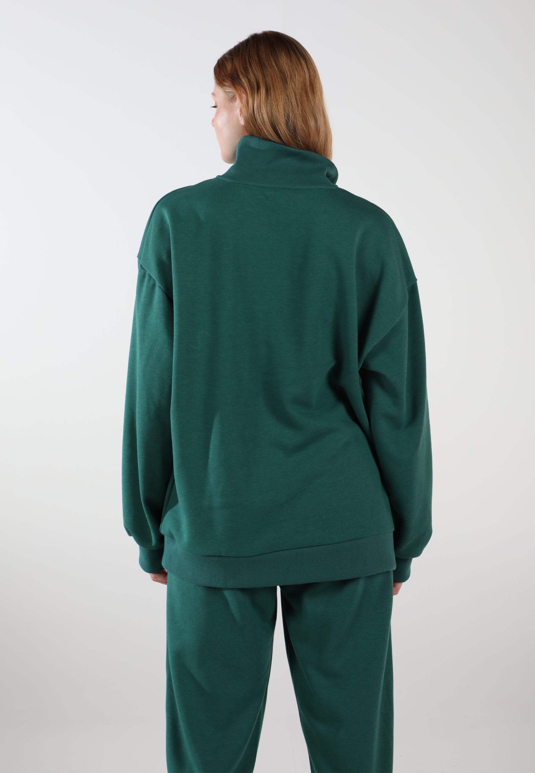 Half-Zip Pullover Sweatshirt / Evergreen
