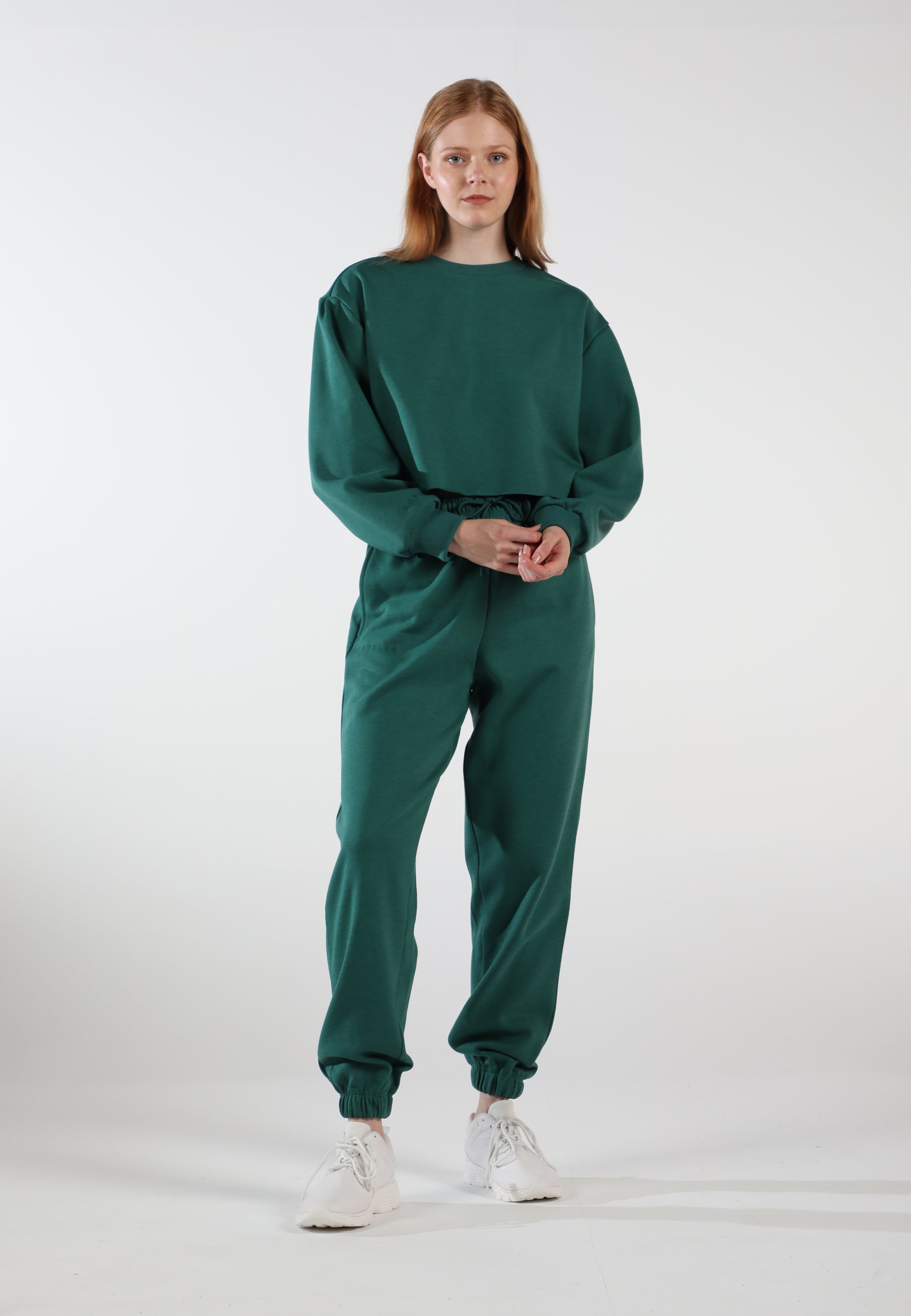 Oversized Sweatpants for Women / Evergreen