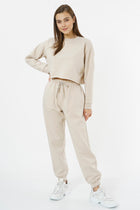 Oversized Sweatpants for Women / Beige