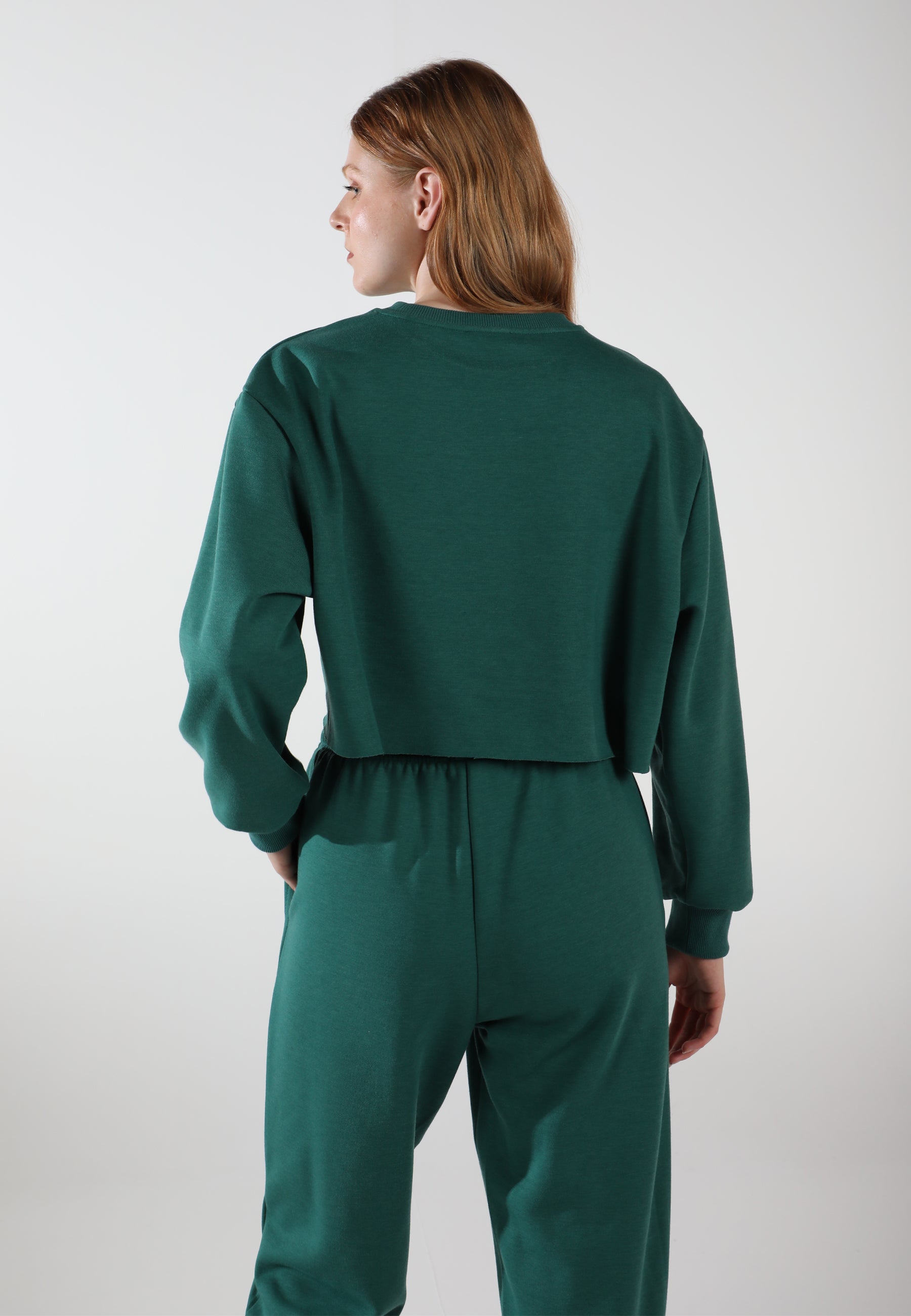 Oversized Sweatpants for Women / Evergreen