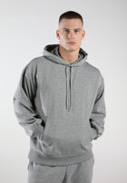 Übergroßer Hoodie / Mondgrau