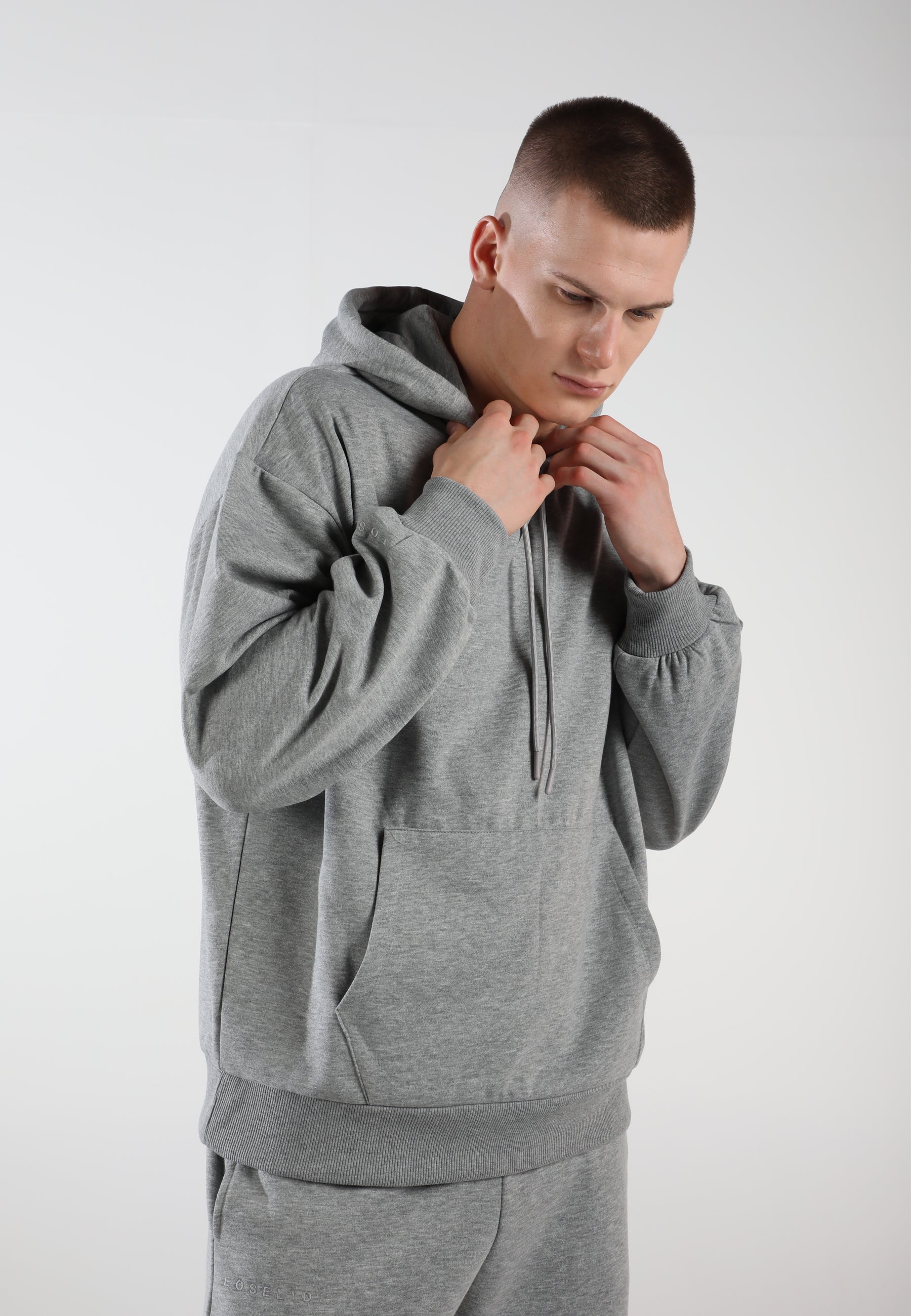 Oversized Hoodie / Moon Grey