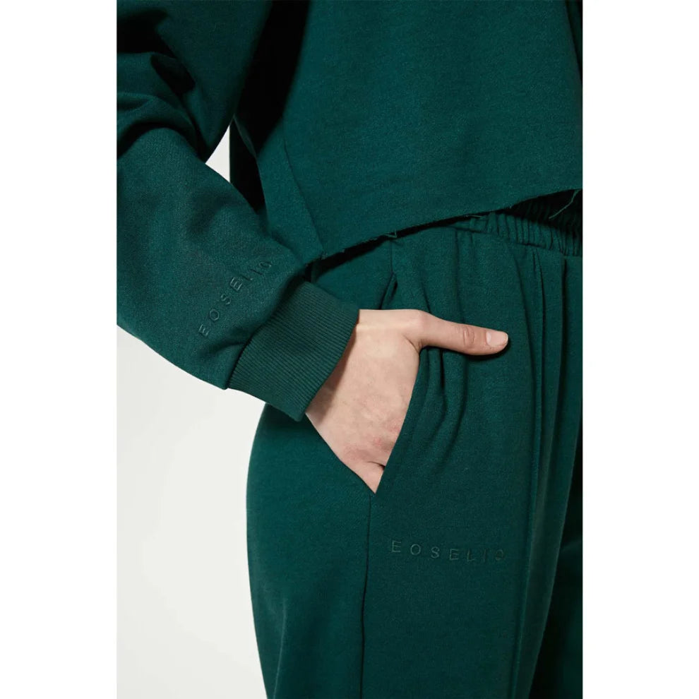 Pantalones deportivos extragrandes Luxe para mujer - Azul marino