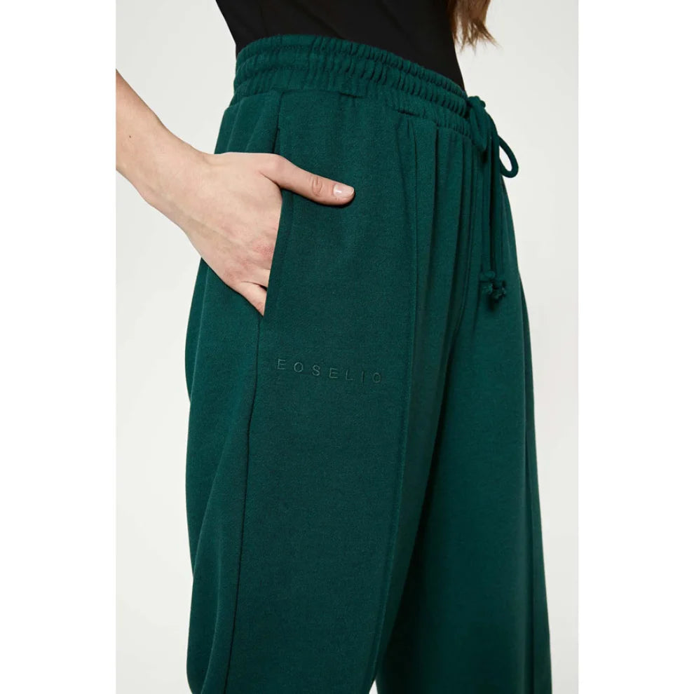 Pantalones deportivos extragrandes Luxe para mujer - Azul marino