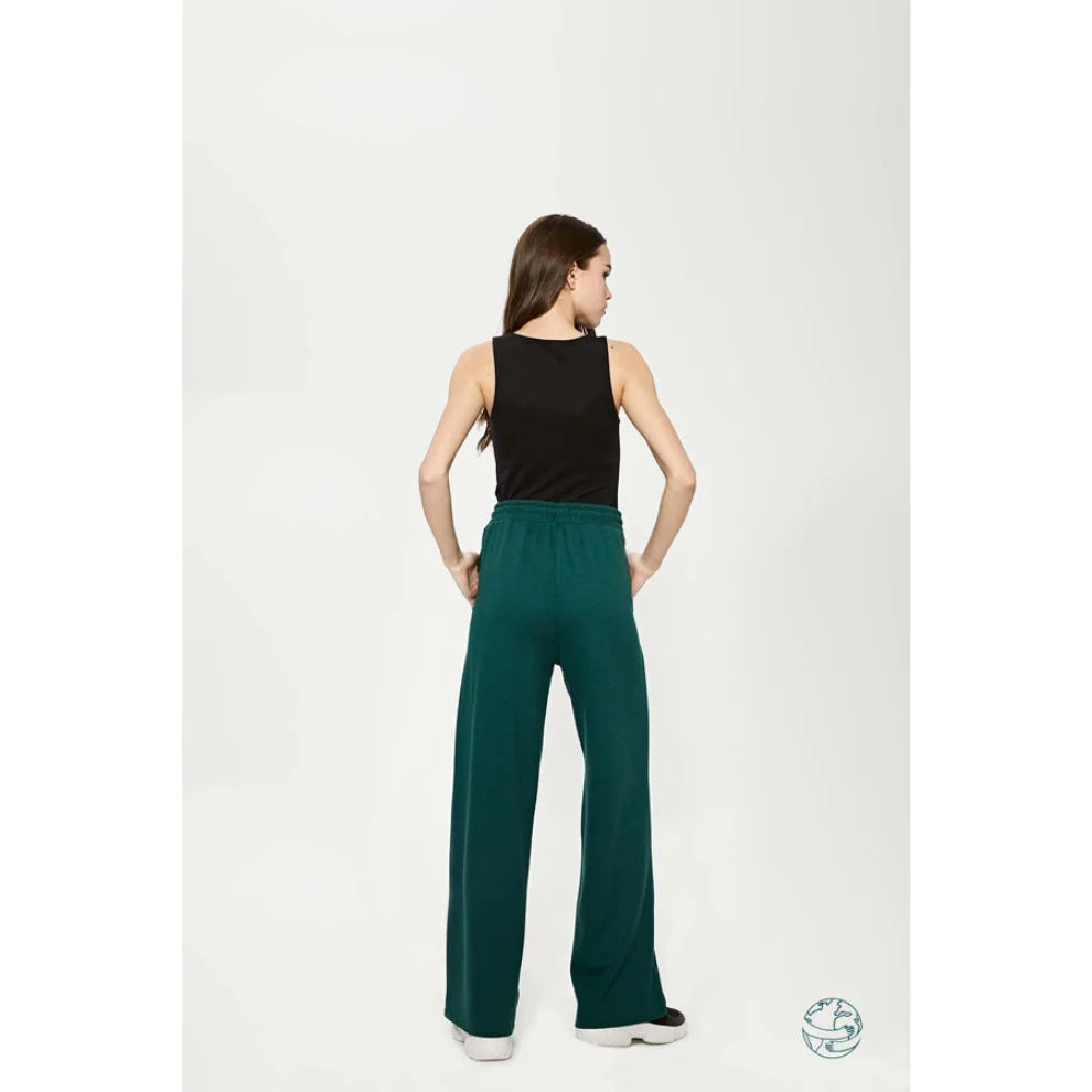 Pantalones deportivos extragrandes Luxe para mujer - Azul marino