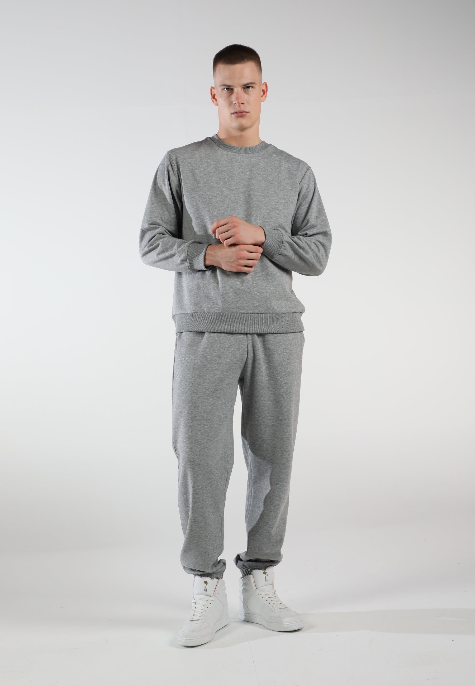Oversized Sweatpants for Men / Moon Grey