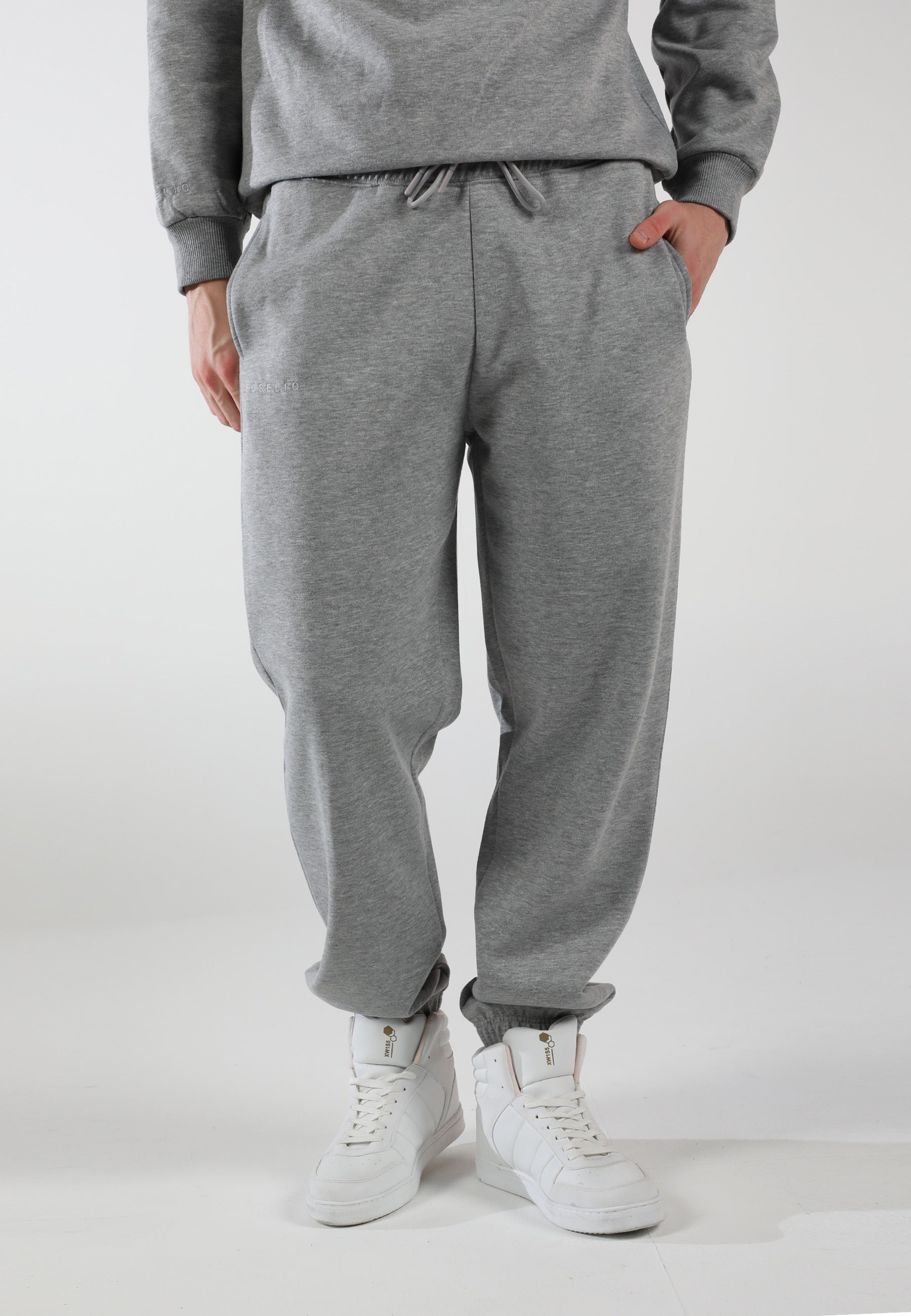 Oversized Sweatpants for Men / Moon Grey
