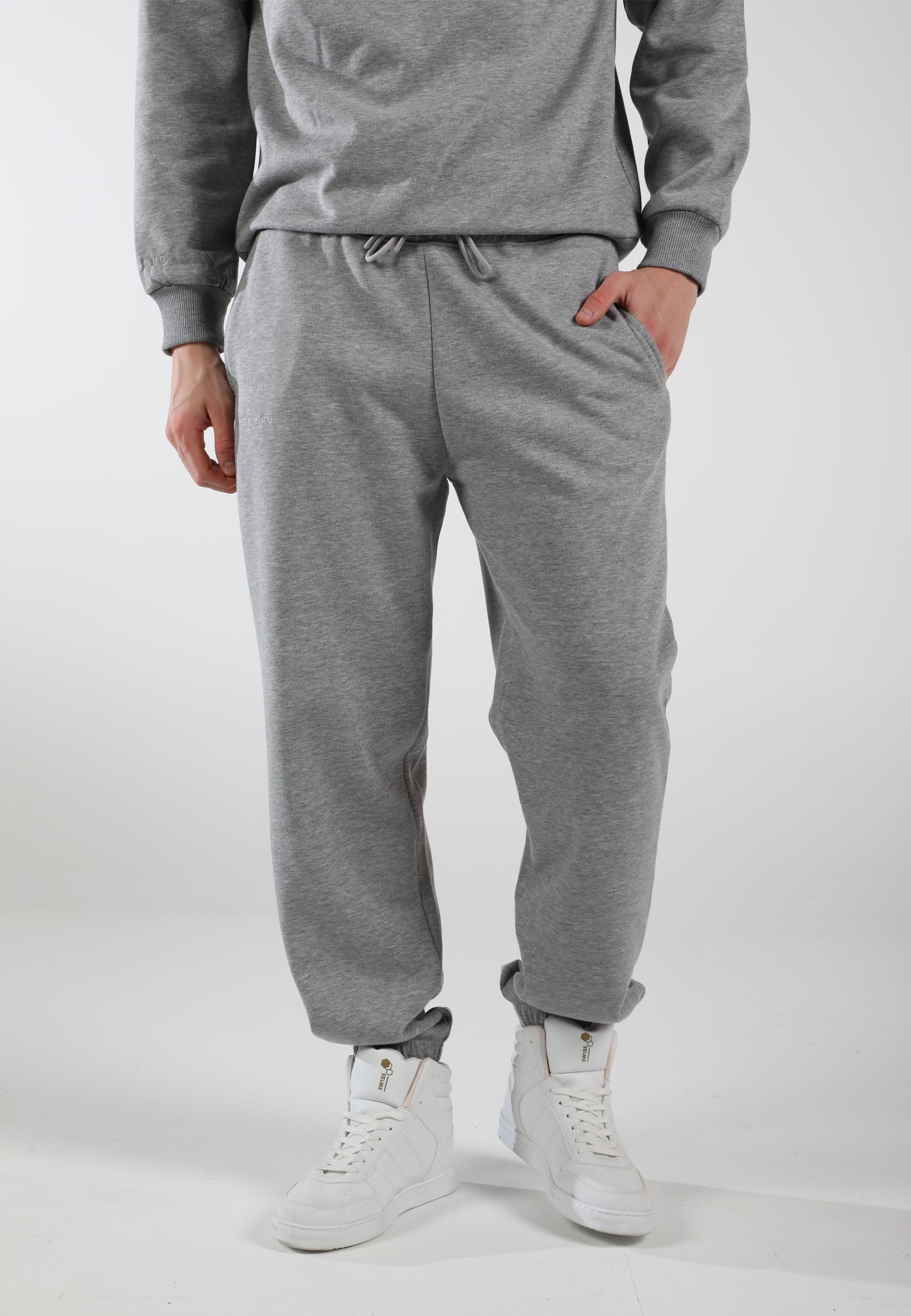 Oversized Sweatpants for Men / Moon Grey