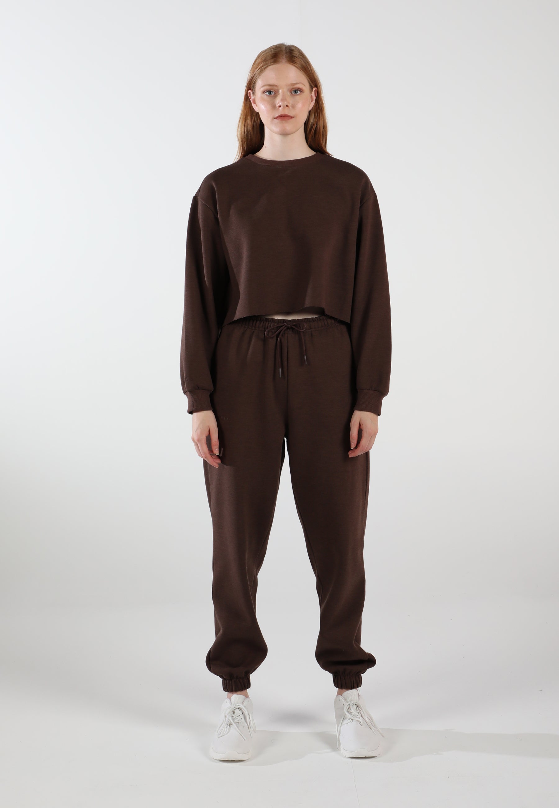 Oversized Sweatpants for Women / Espresso Brown