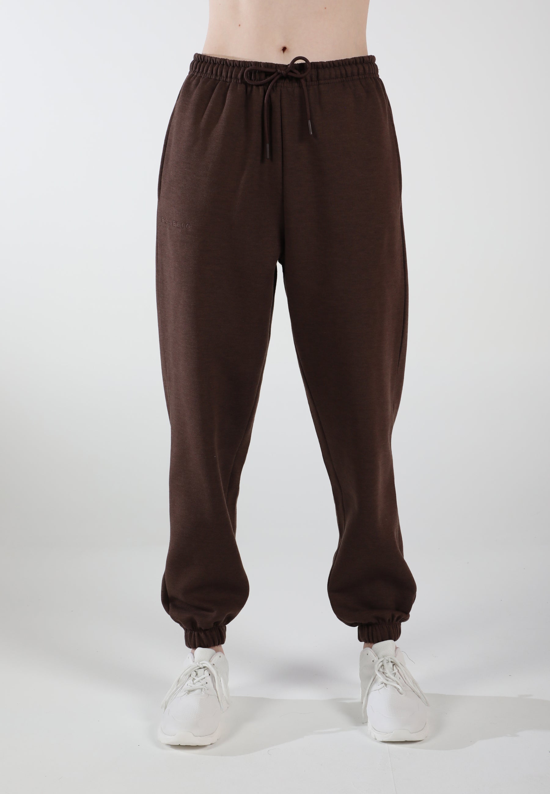 Oversized Sweatpants for Women / Espresso Brown