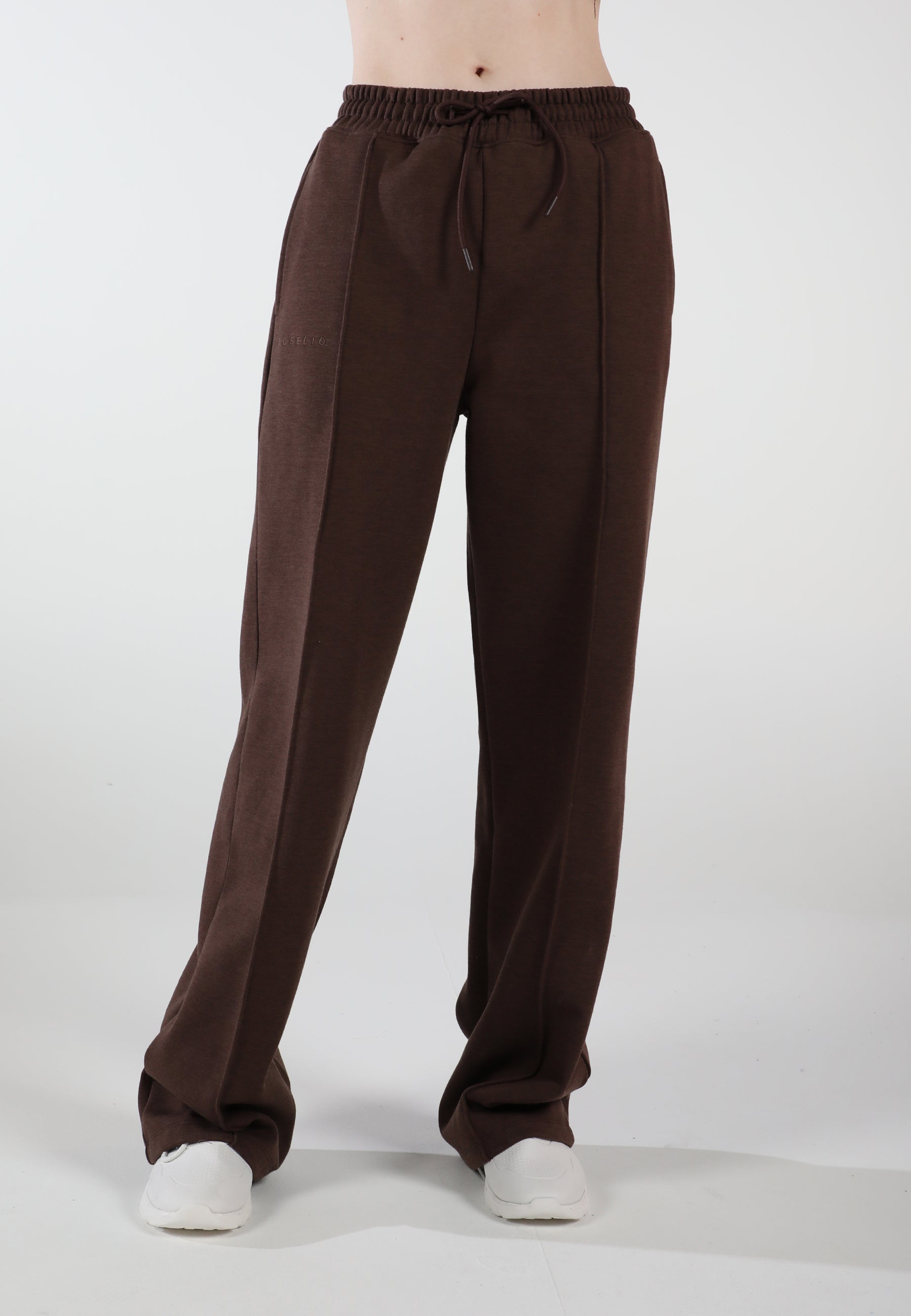 Oversized Wide Leg Palazzo Pants / Espresso Brown