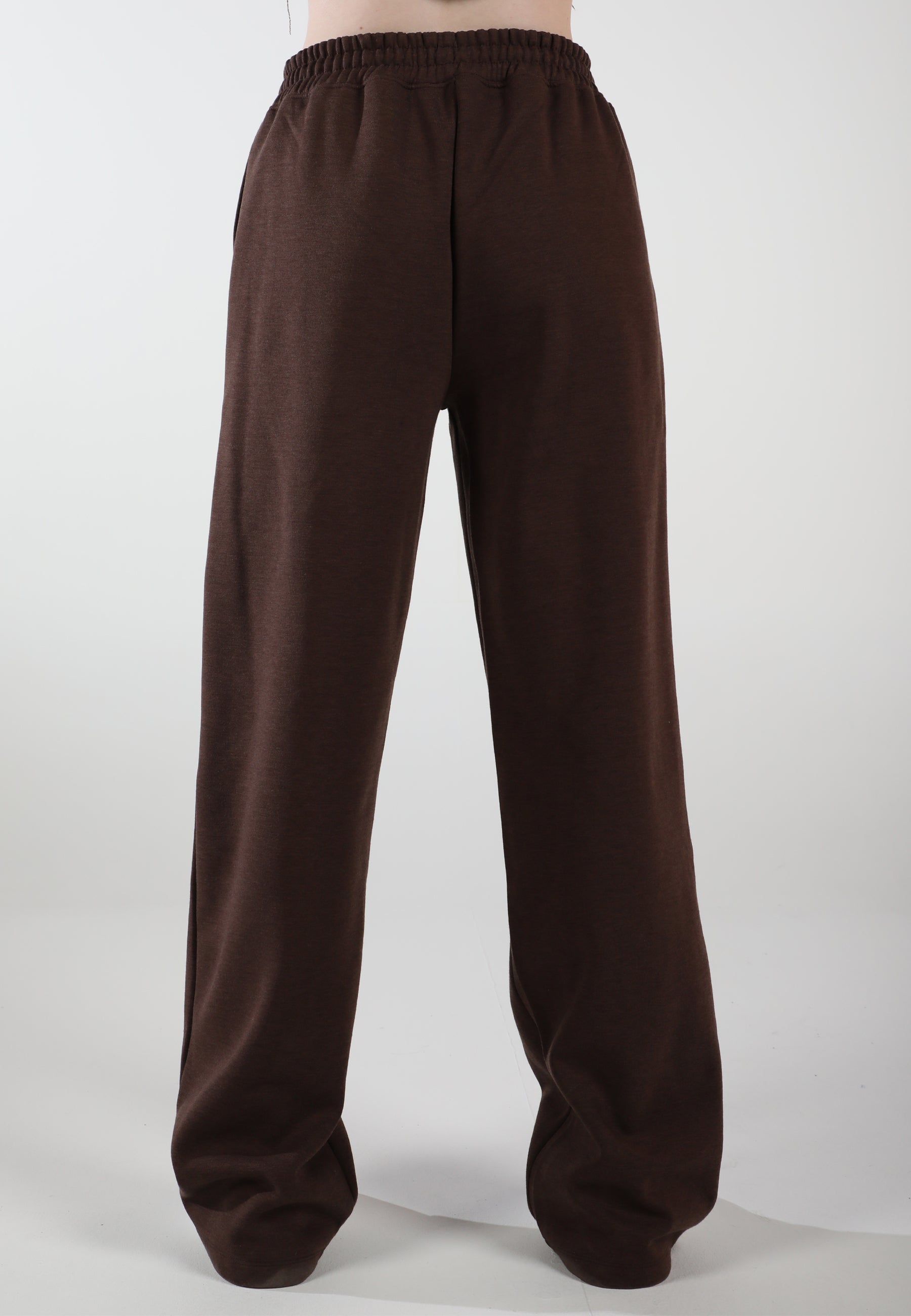 Oversized Wide Leg Palazzo Pants / Espresso Brown