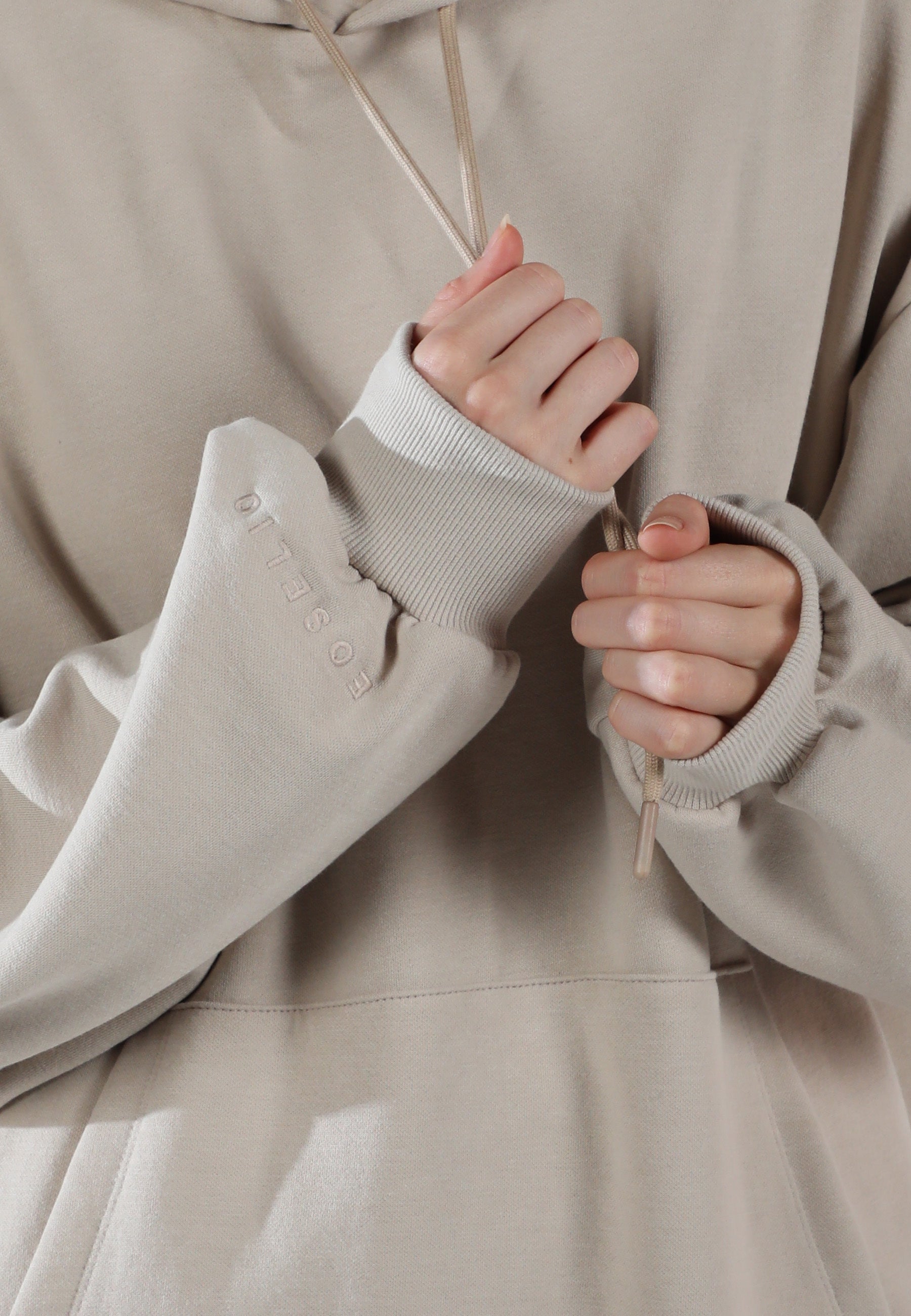 Oversized Hoodie / Creamy Beige