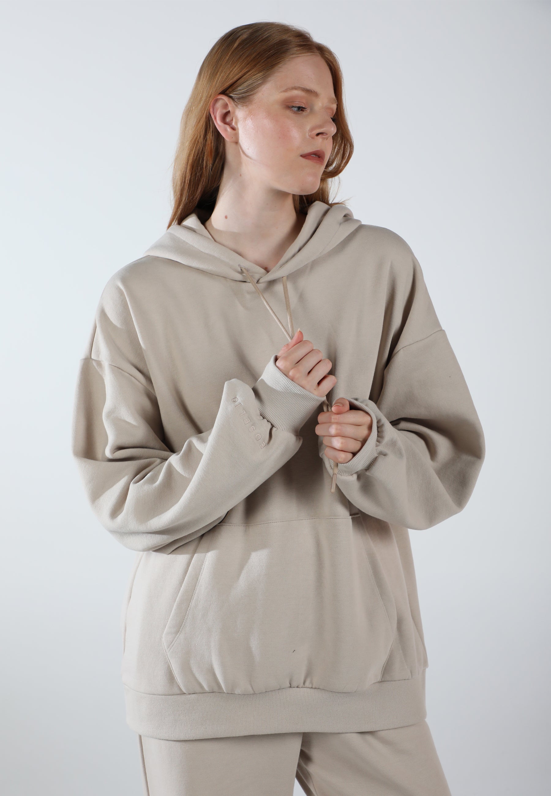 Oversized Hoodie / Creamy Beige