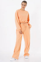 Oversized Wide Leg Palazzo Pants / Apricot