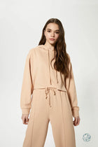 Cropped Hoodie / Desert Cream