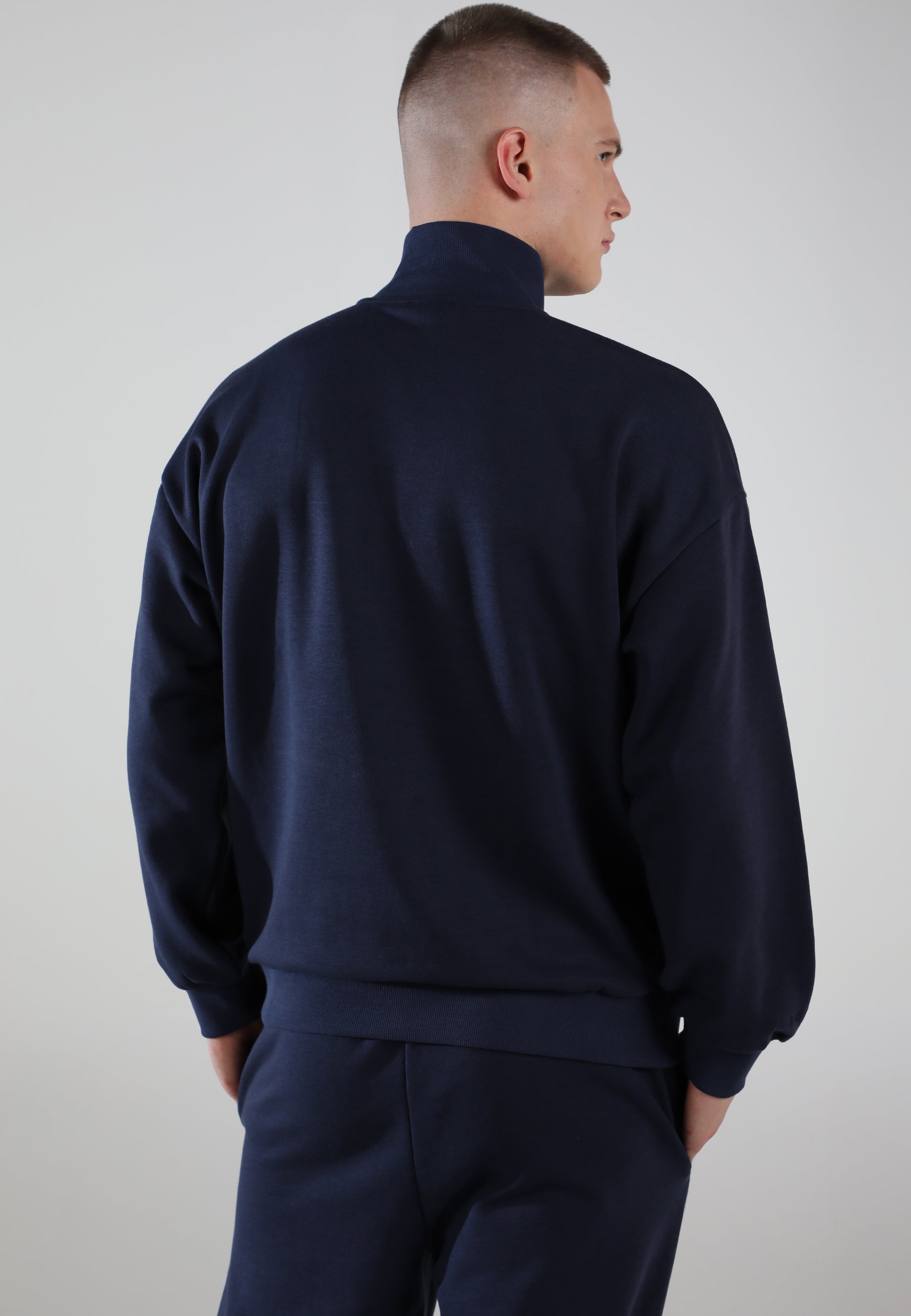 Half-Zip Pullover Sweatshirt / Midnight Navy