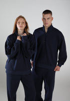 Half-Zip Pullover Sweatshirt / Midnight Navy