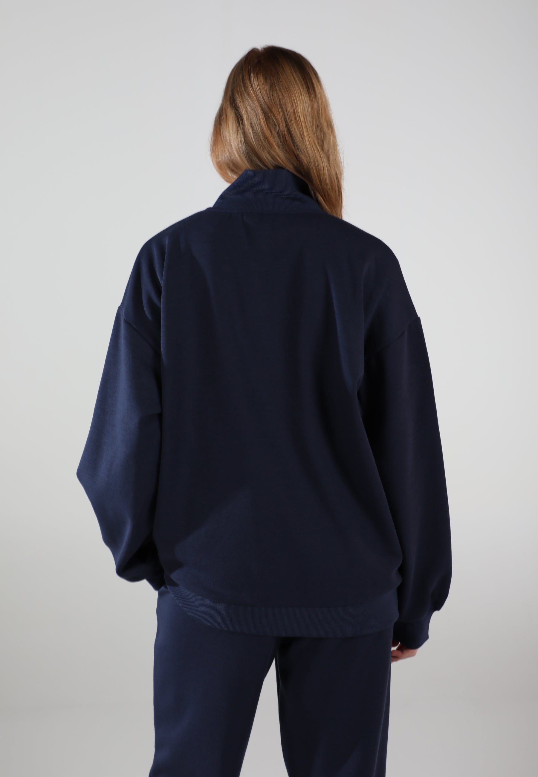 Half-Zip Pullover Sweatshirt / Midnight Navy