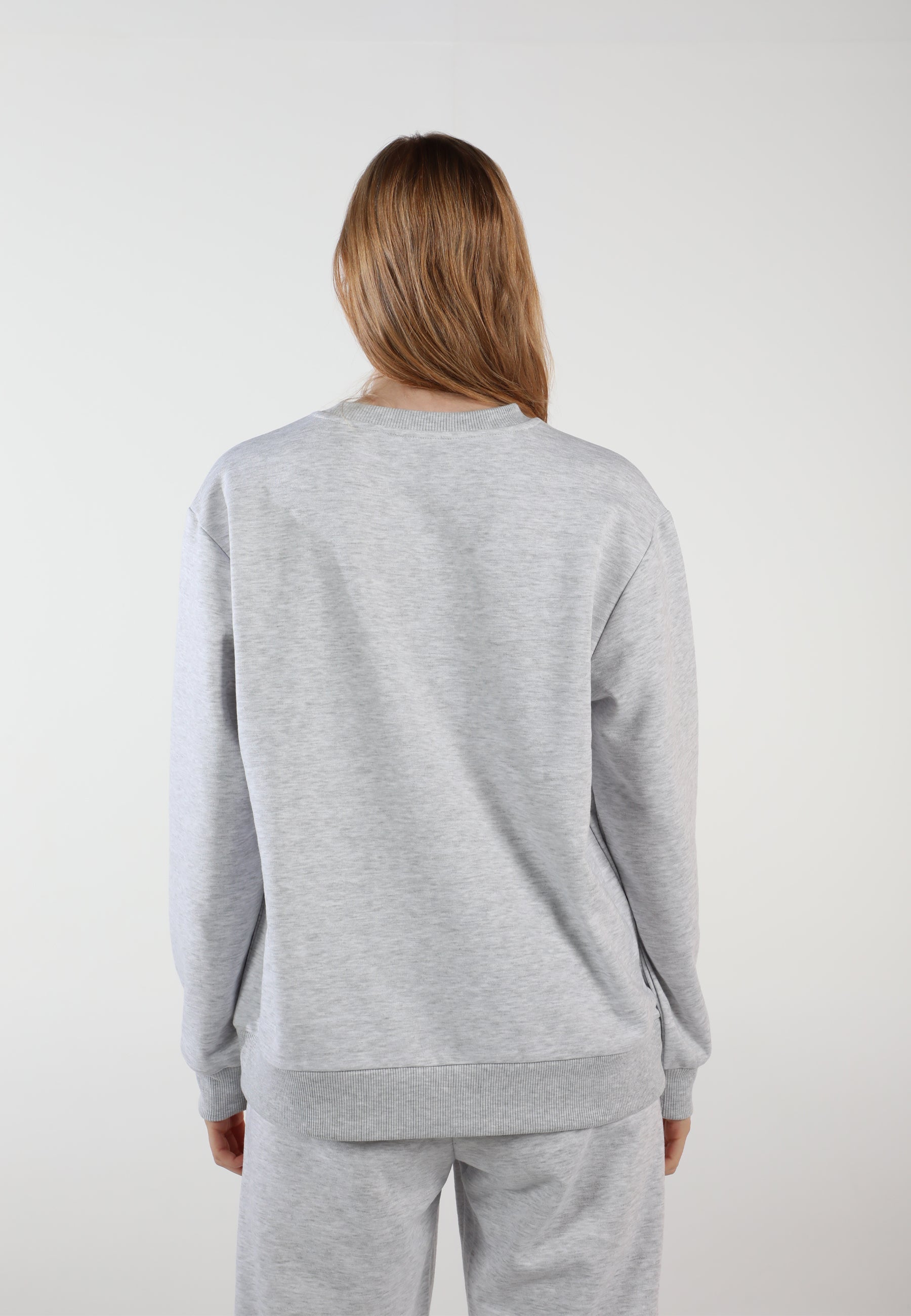 Oversized Crewneck Sweatshirt / Airy Grey