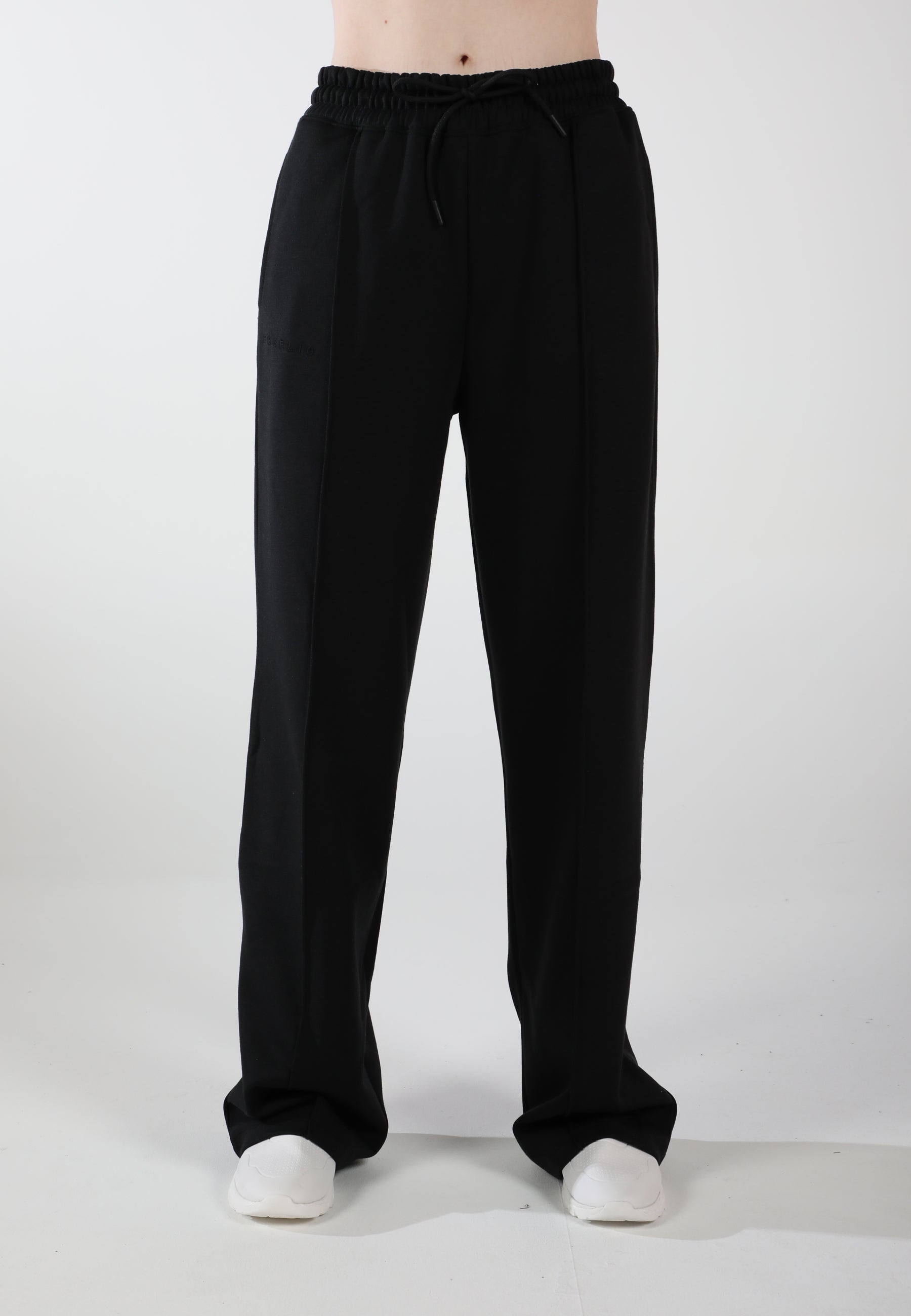 Oversized Wide Leg Palazzo Pants / Inky Black