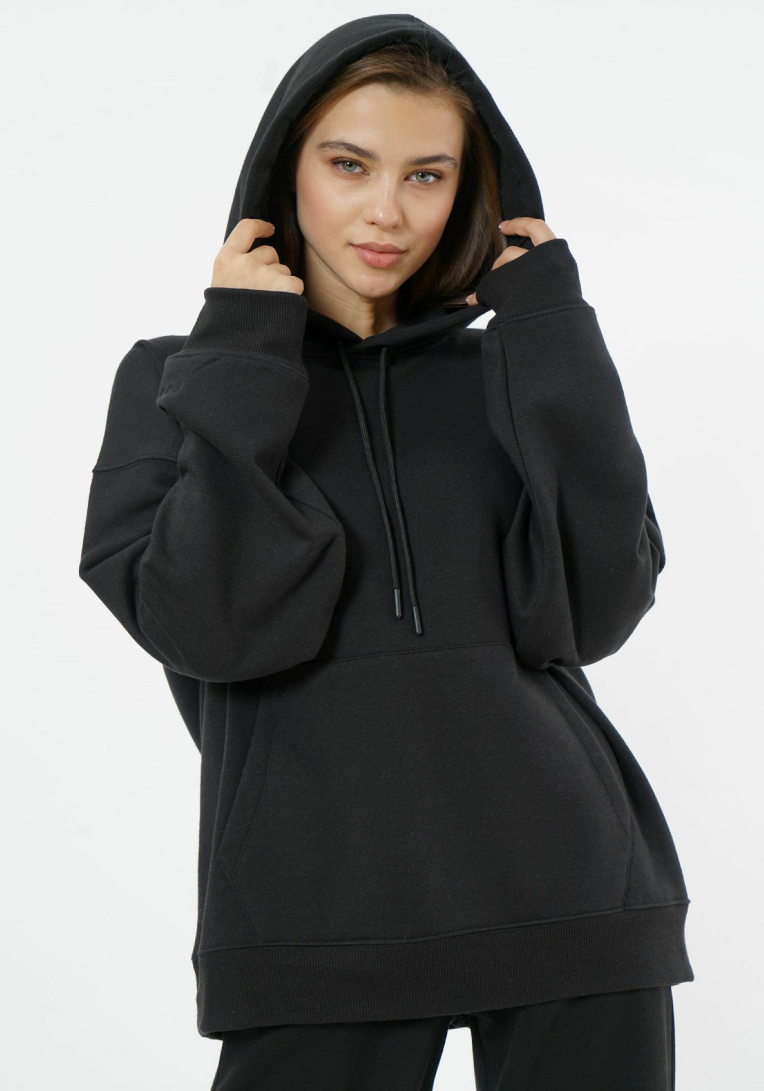 Elevate Oversized Hoodie - Luftiges Grau