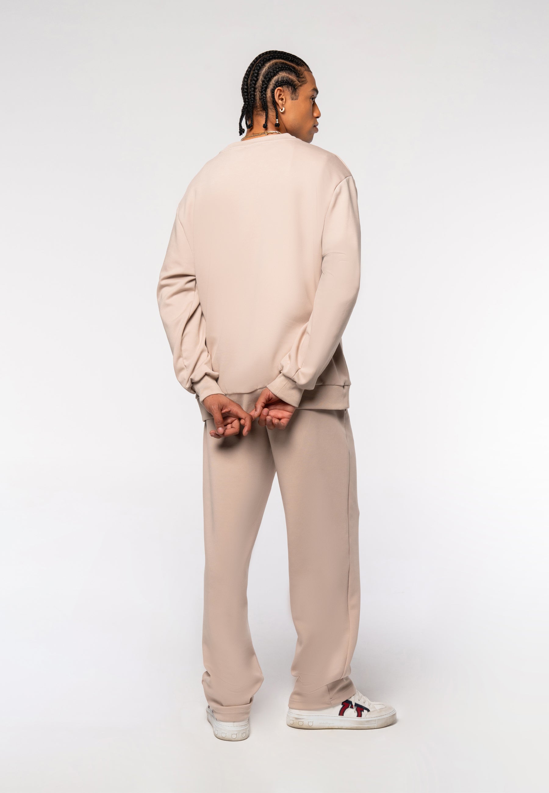 Unisex Straight-Leg Pants / Beige